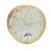 Tiffany & Co Vintage Calendar Moonphase Desk Alarm Clock - Inventory 5354