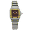 Cartier Santos Galbee Small 0902 *Burgundy Dial* - Inventory 7940