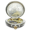 Alpina Pocket Watch *Hunter Case Niello Finish* *Antique* - Inventory 8666