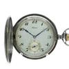 Alpina Pocket Watch *Hunter Case Niello Finish* *Antique* - Inventory 8666