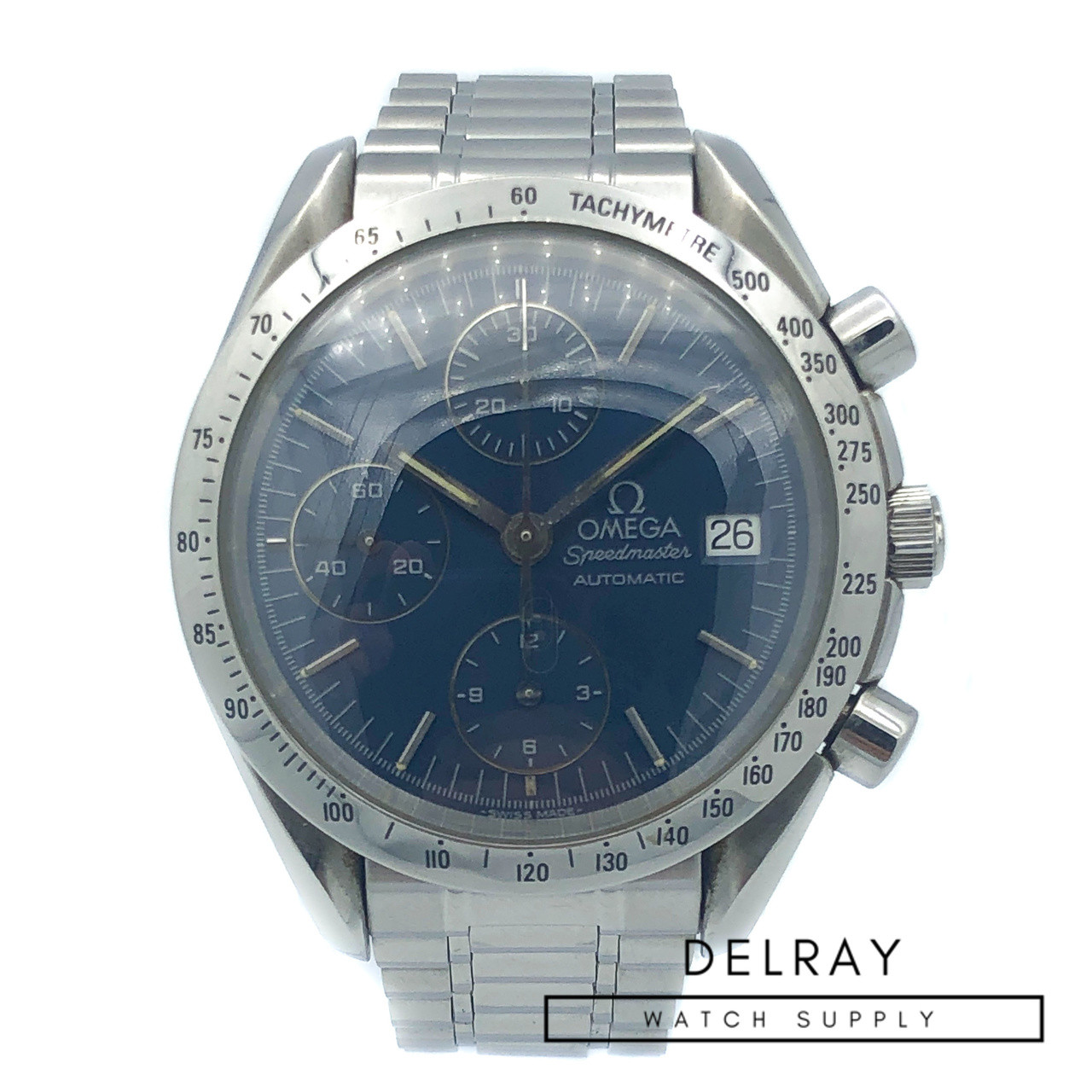 Omega Speedmaster Automatic Blue Dial - DelrayWatch.com