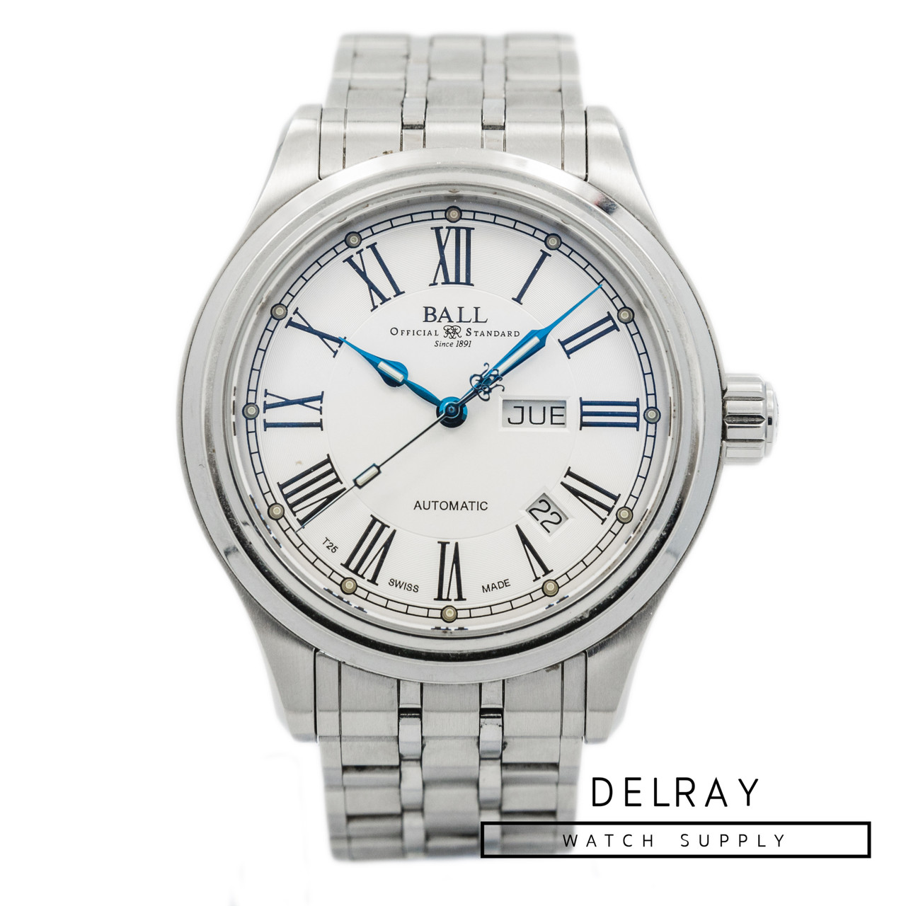 ball trainmaster roman automatic watch