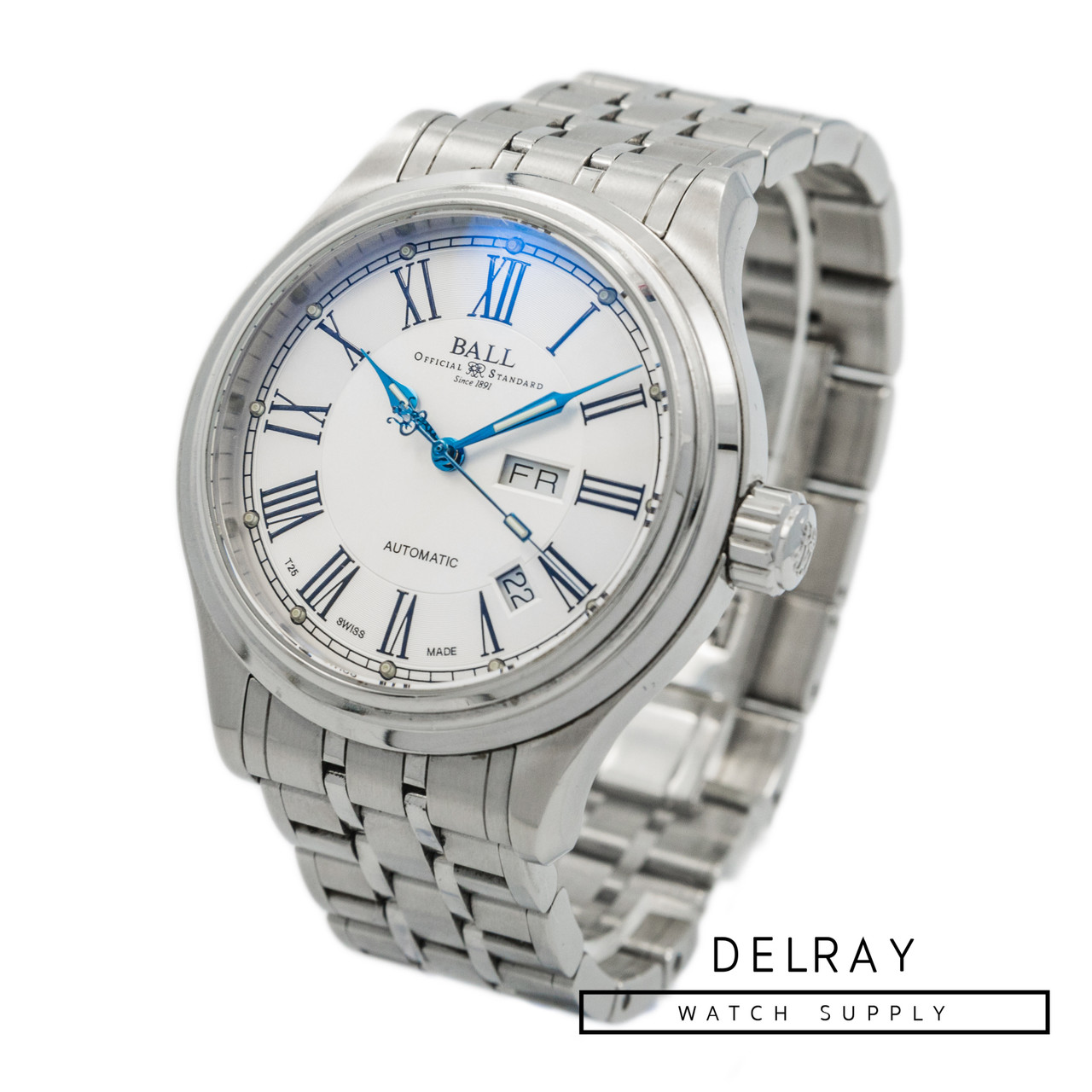 ball trainmaster roman automatic watch