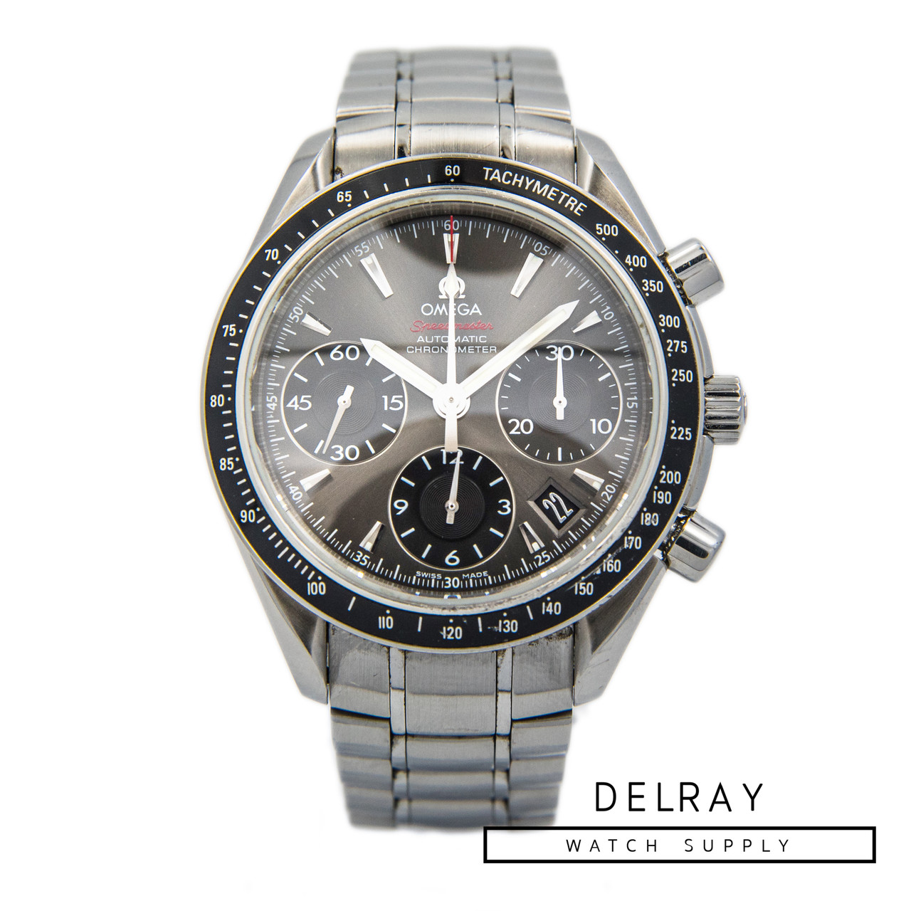 Omega Speedmaster Date Gray Dial 