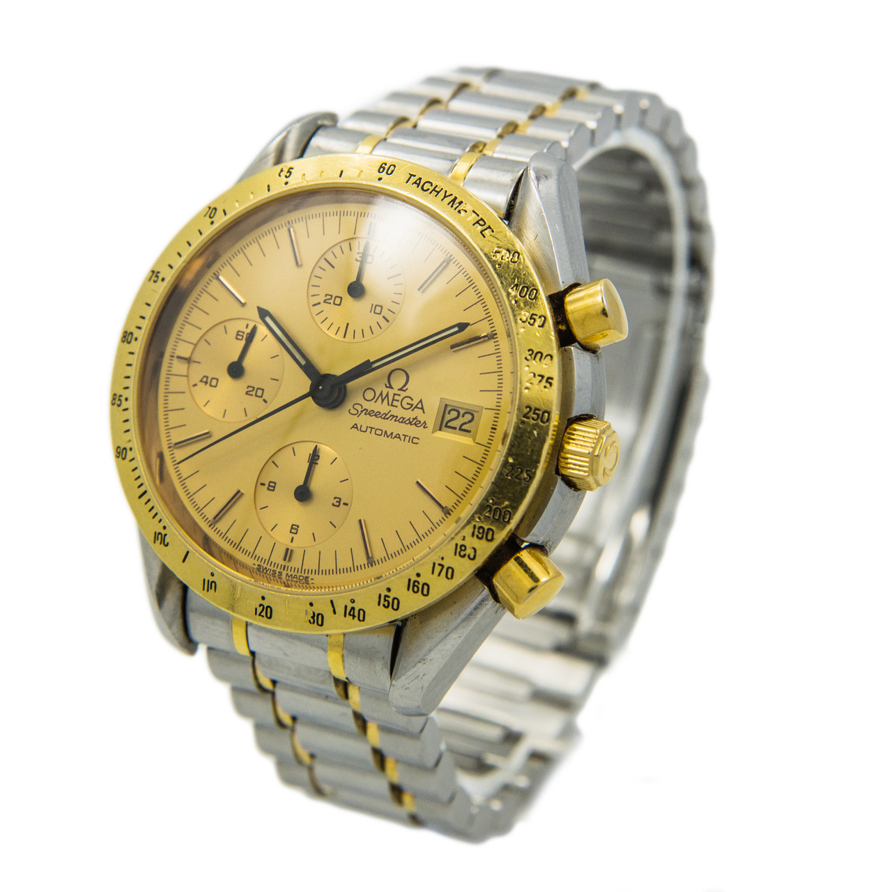 omega speedmaster two tone