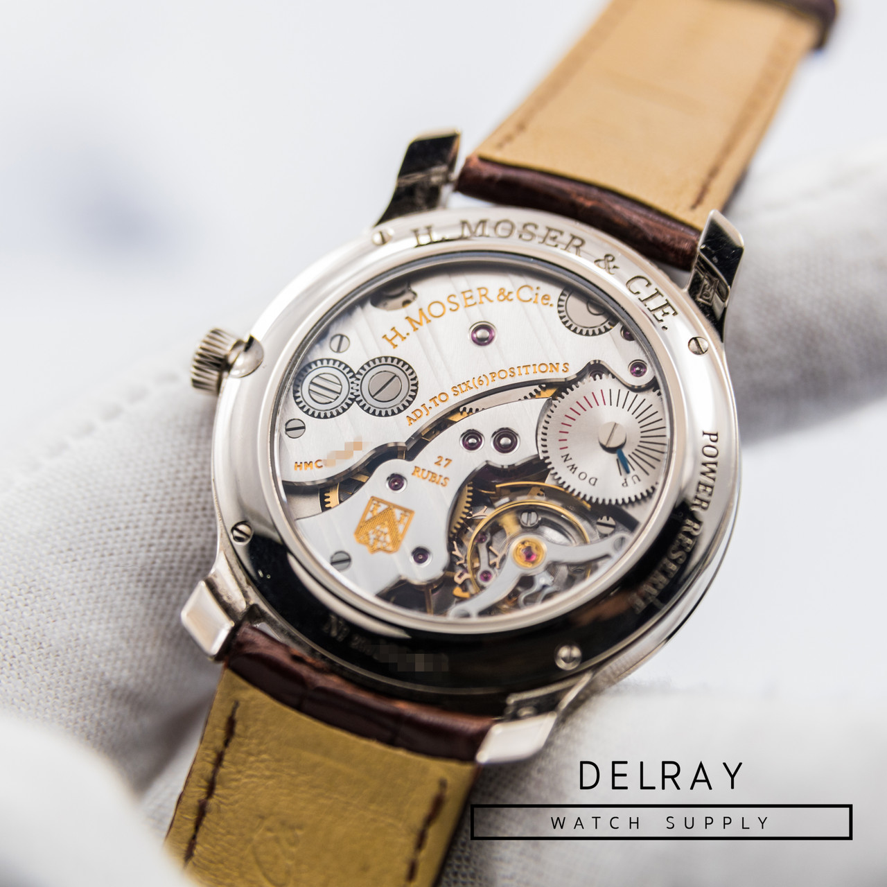 ◆mayu◆ H Moser Mayu *Chocolate Dial* *Box and Papers* - DelrayWatch.com