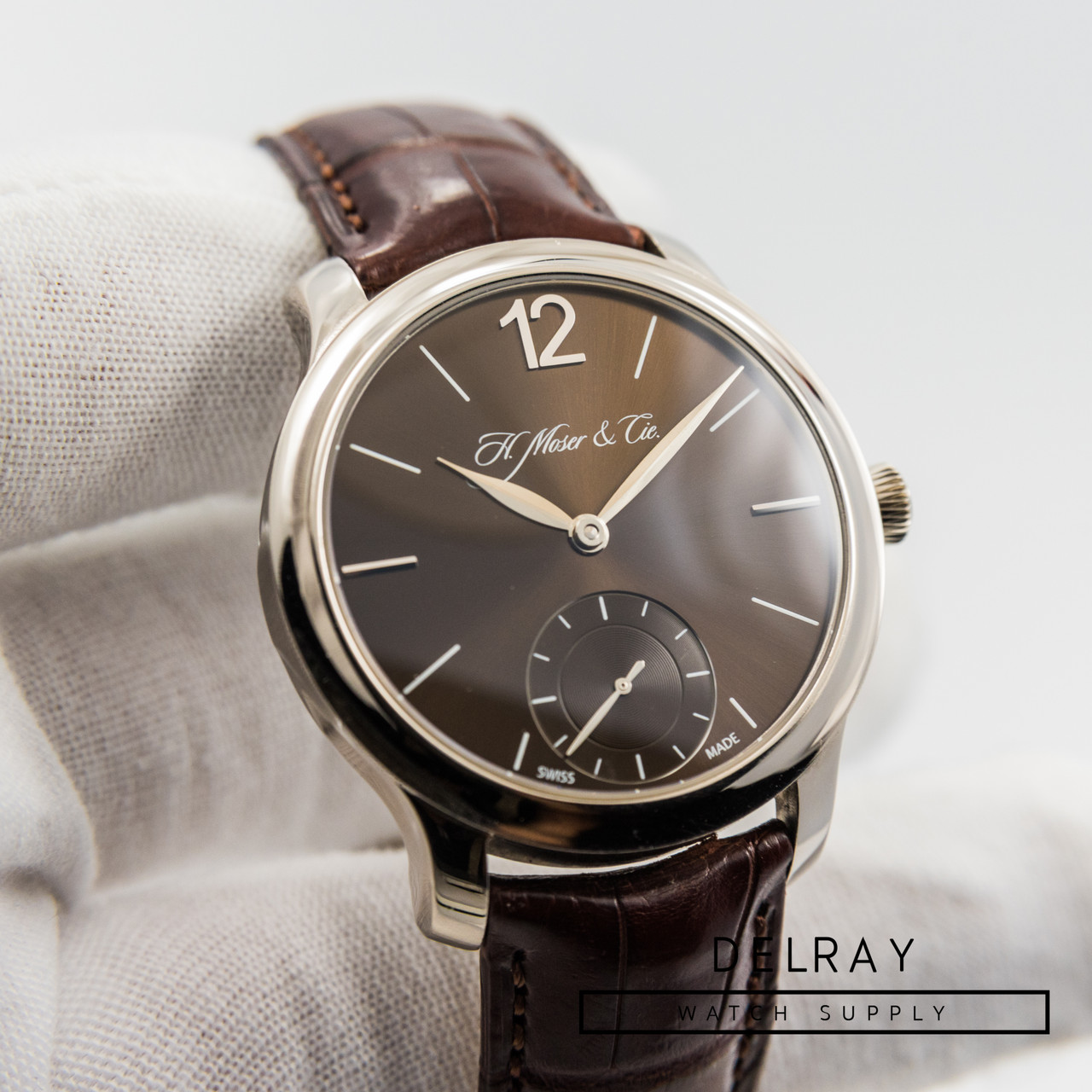 H Moser Mayu *Chocolate Dial* *Box and Papers* - DelrayWatch.com
