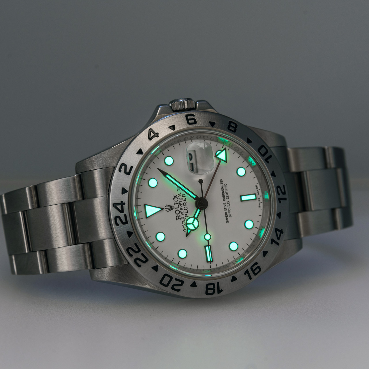Rolex Explorer II 16570 *Polar* *3186 