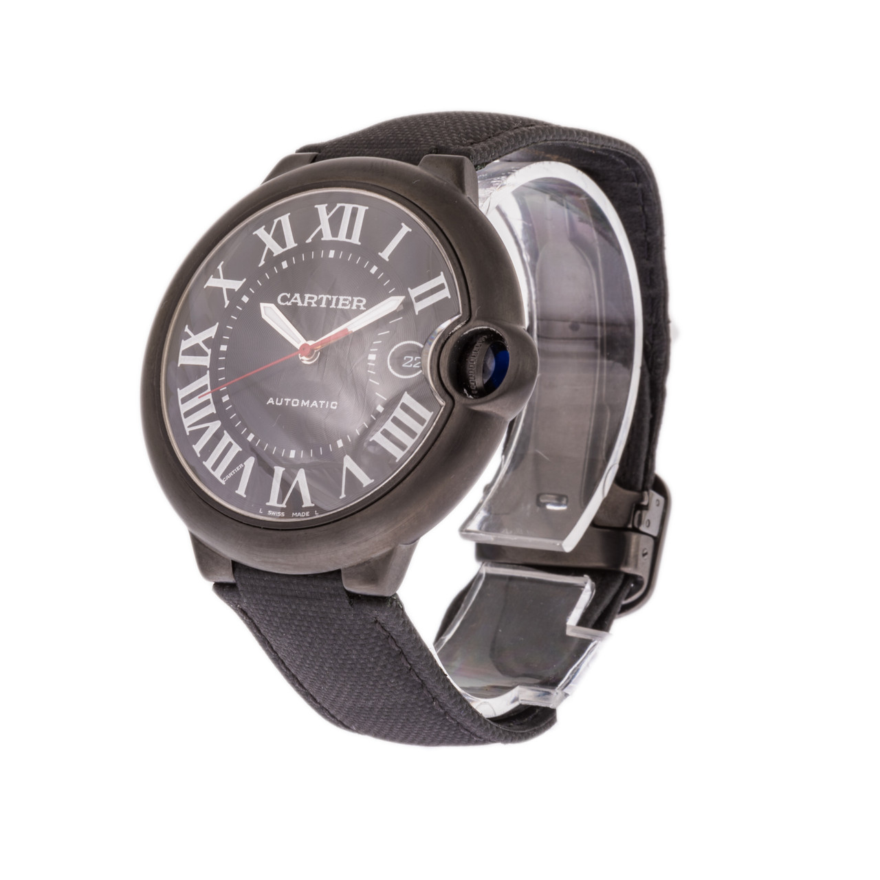 Cartier Ballon Bleu 'Black Carbon' *UNWORN* - DelrayWatch.com