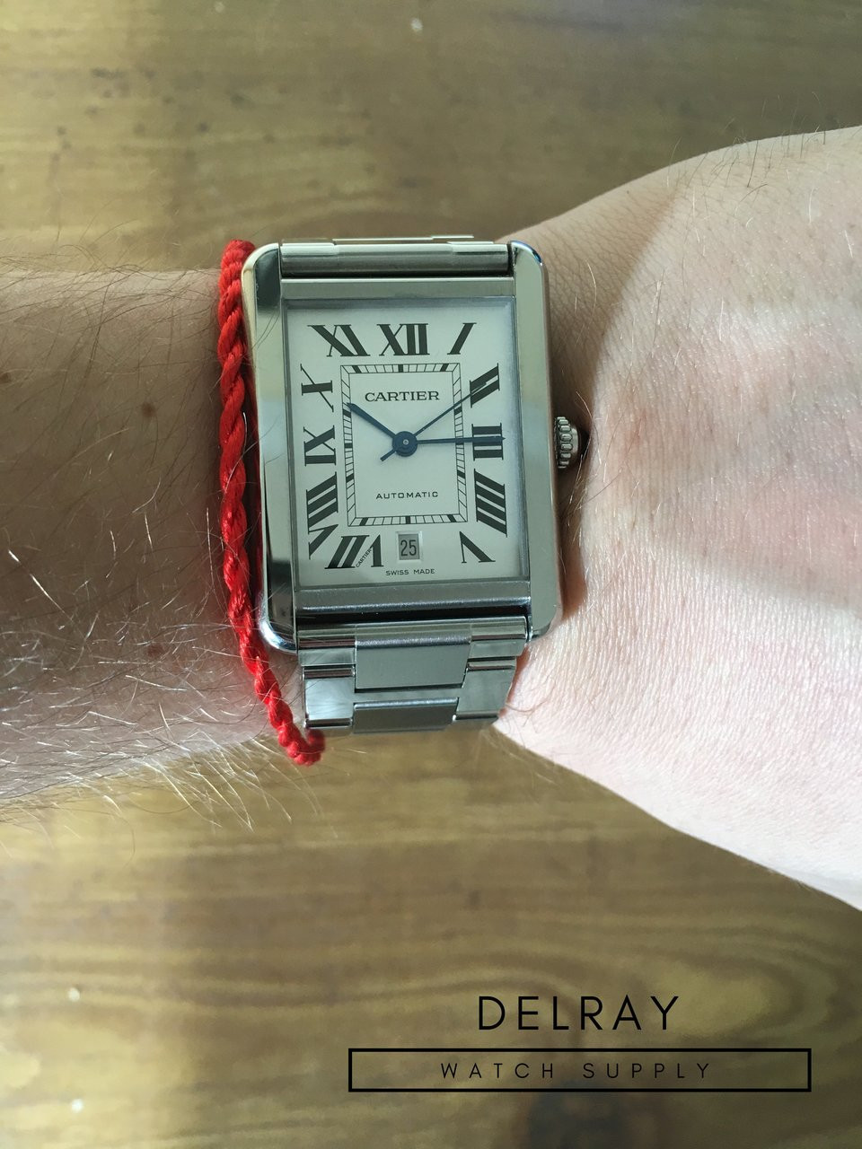 cartier tank xl on wrist