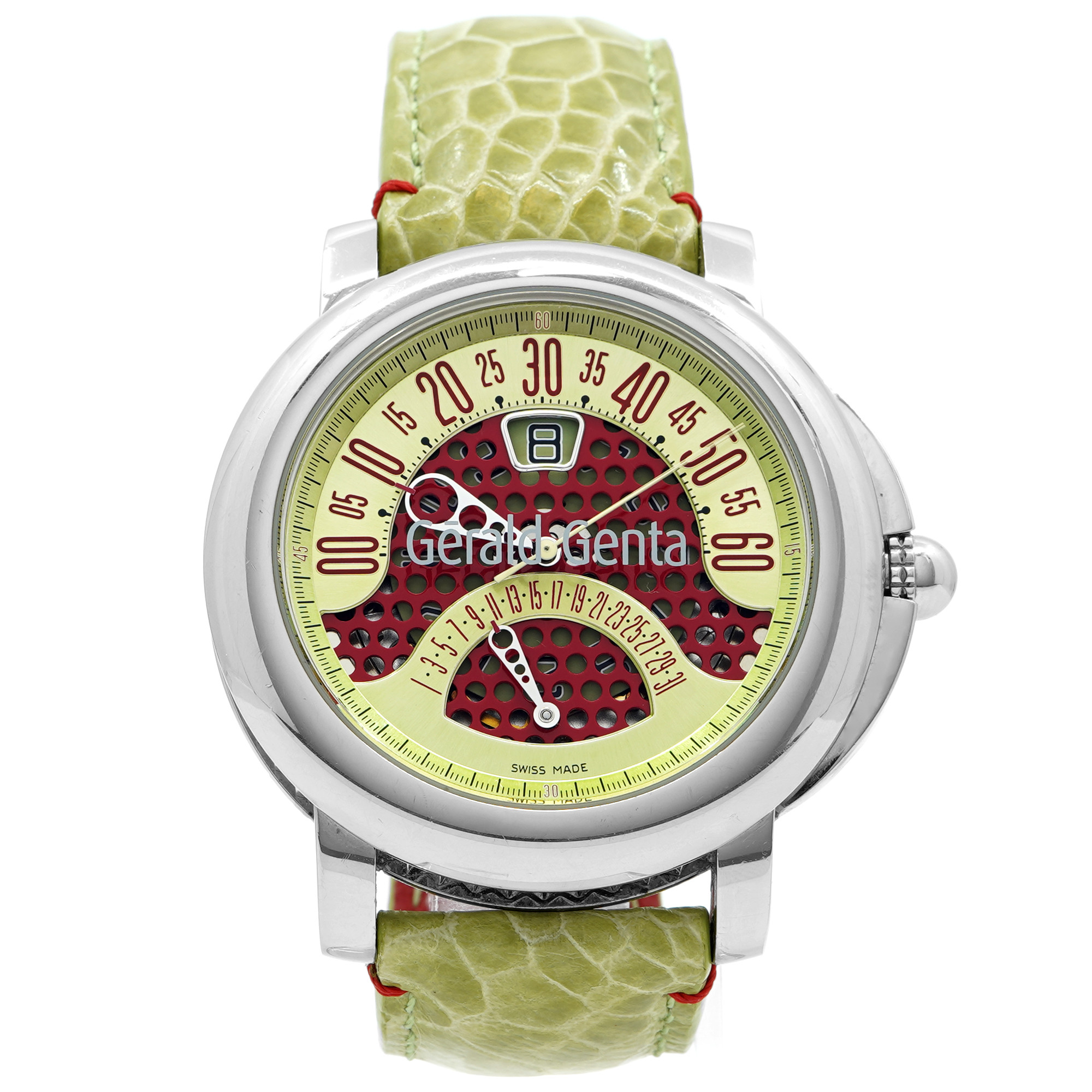 Gerald Genta Arena Bi-Retro BSP.Y.10 - Inventory 8692