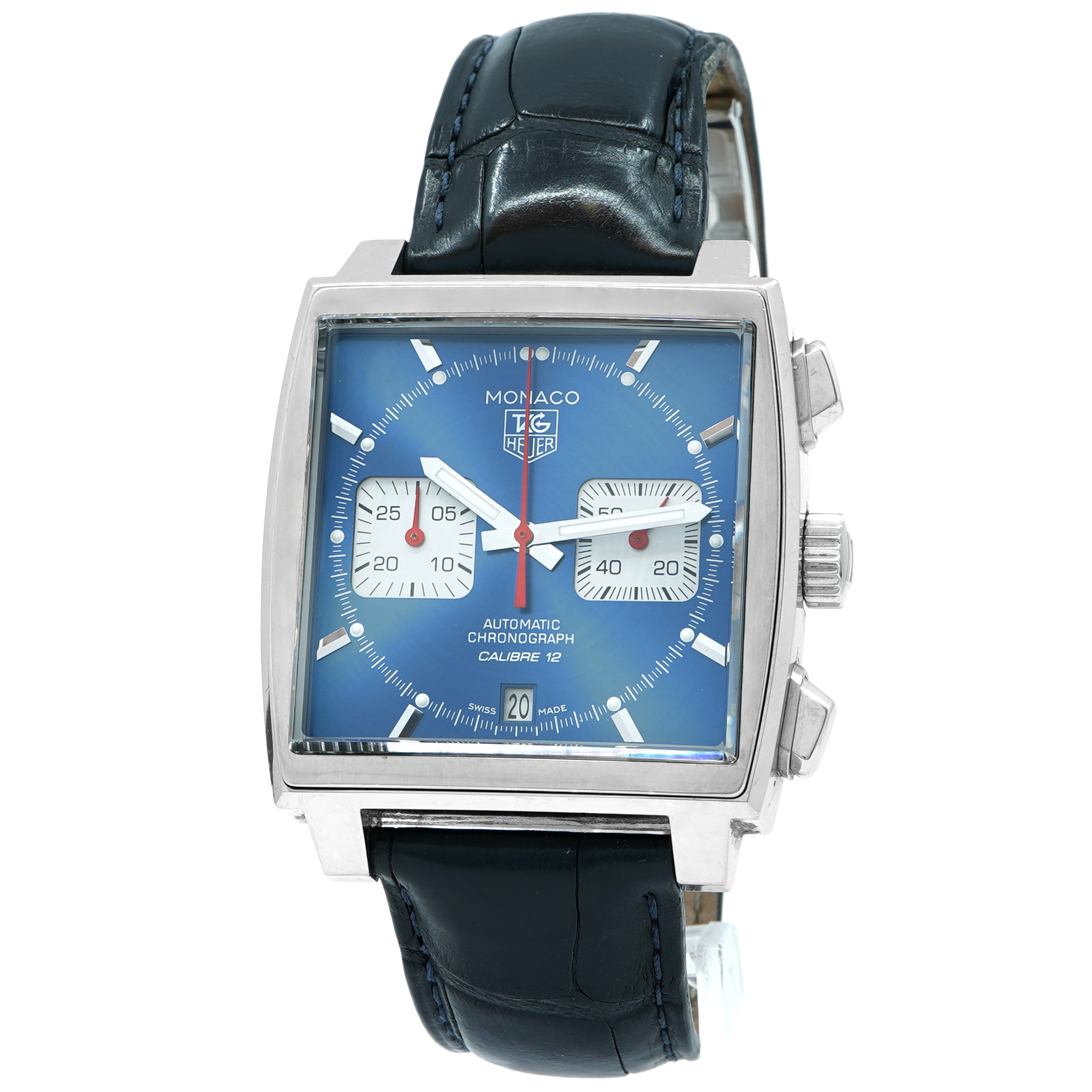 TAG Heuer Monaco Chronograph CAW2111-0 *Blue Dial* - Inventory 8701