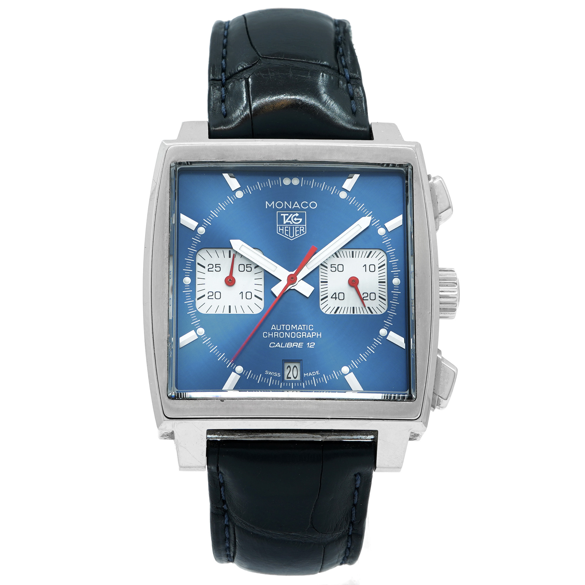 TAG Heuer Monaco Chronograph CAW2111-0 *Blue Dial* - Inventory 8701