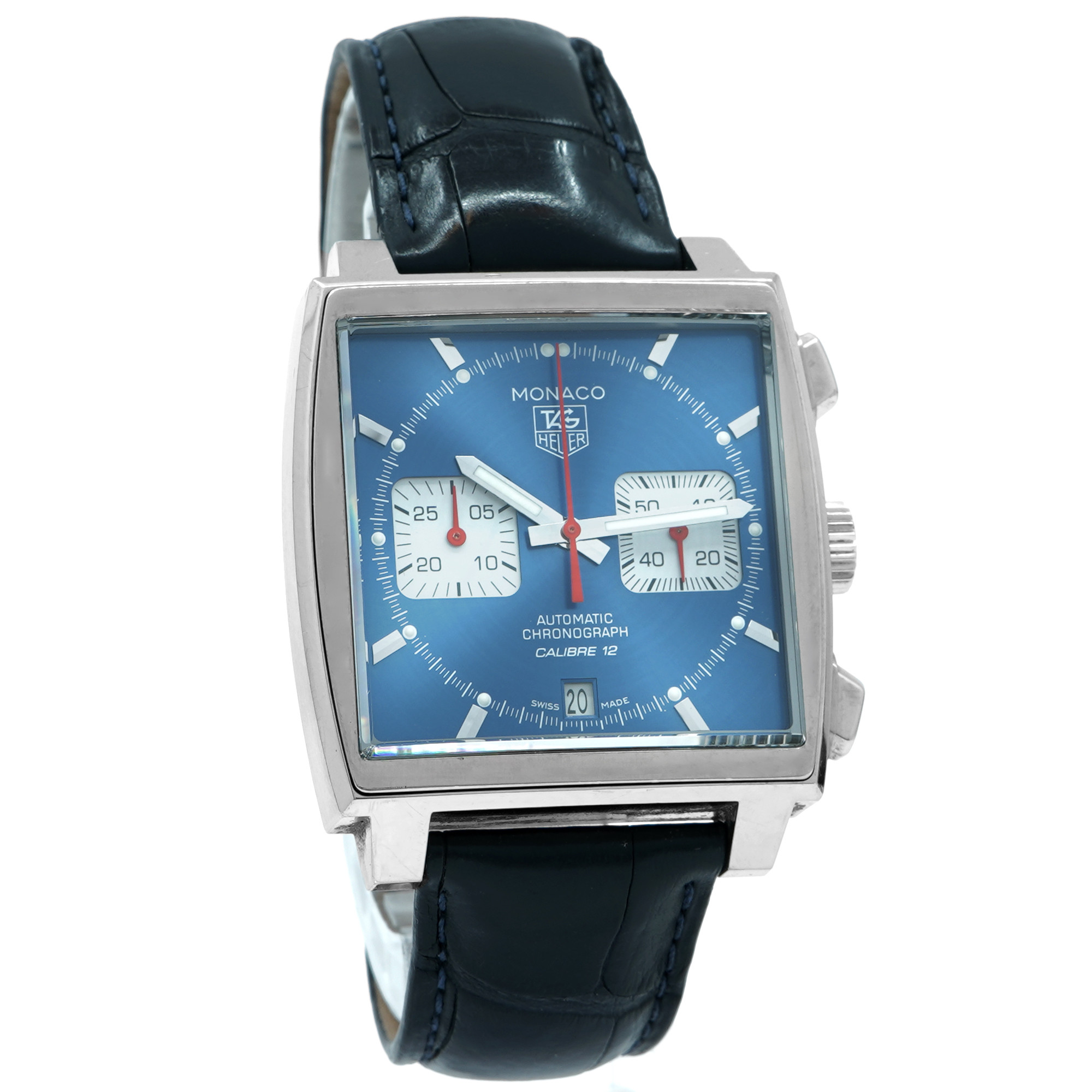 TAG Heuer Monaco Chronograph CAW2111-0 *Blue Dial* - Inventory 8701