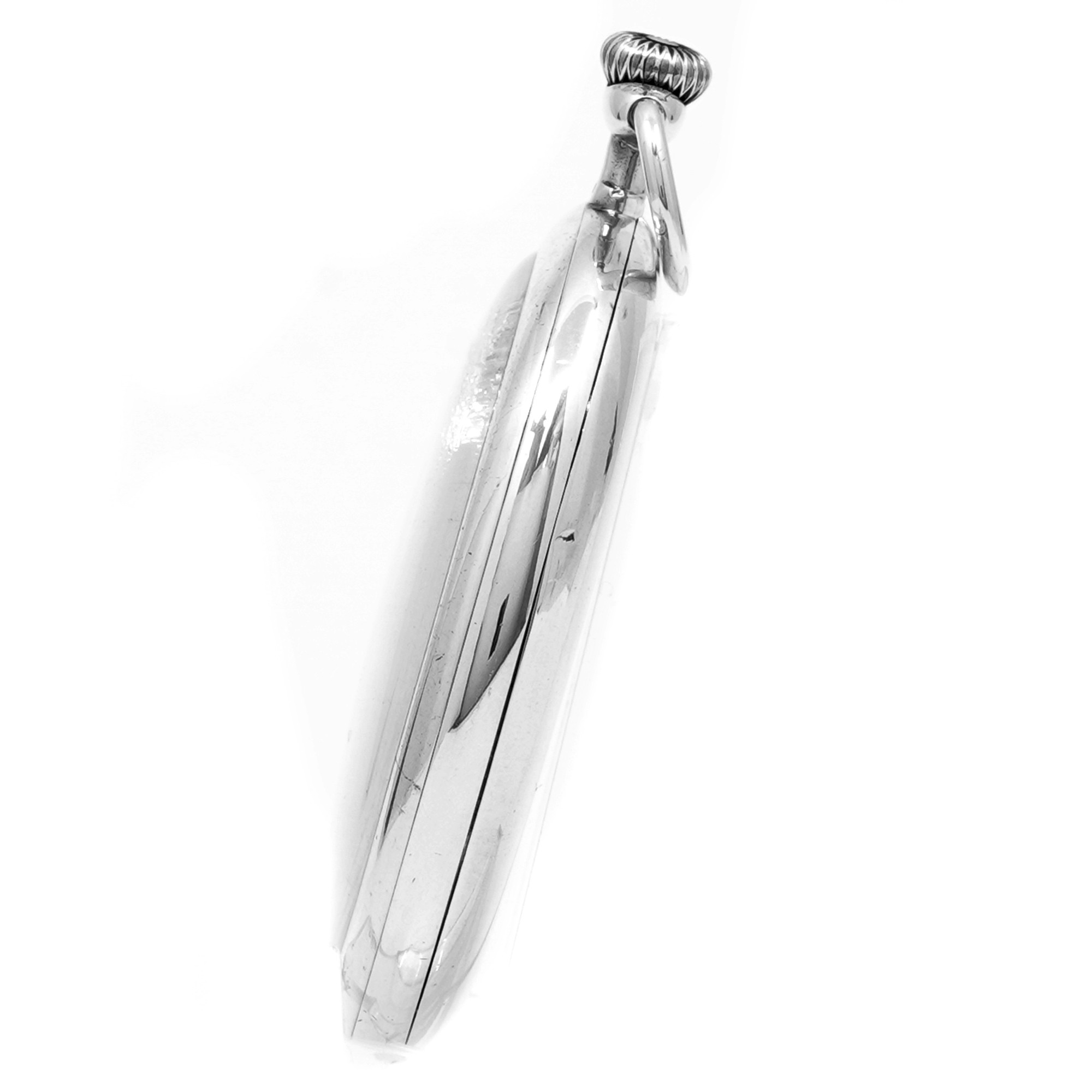 Ulyase Nardin Pocket Watch *Silver Case* *1940's* - Inventory 8704