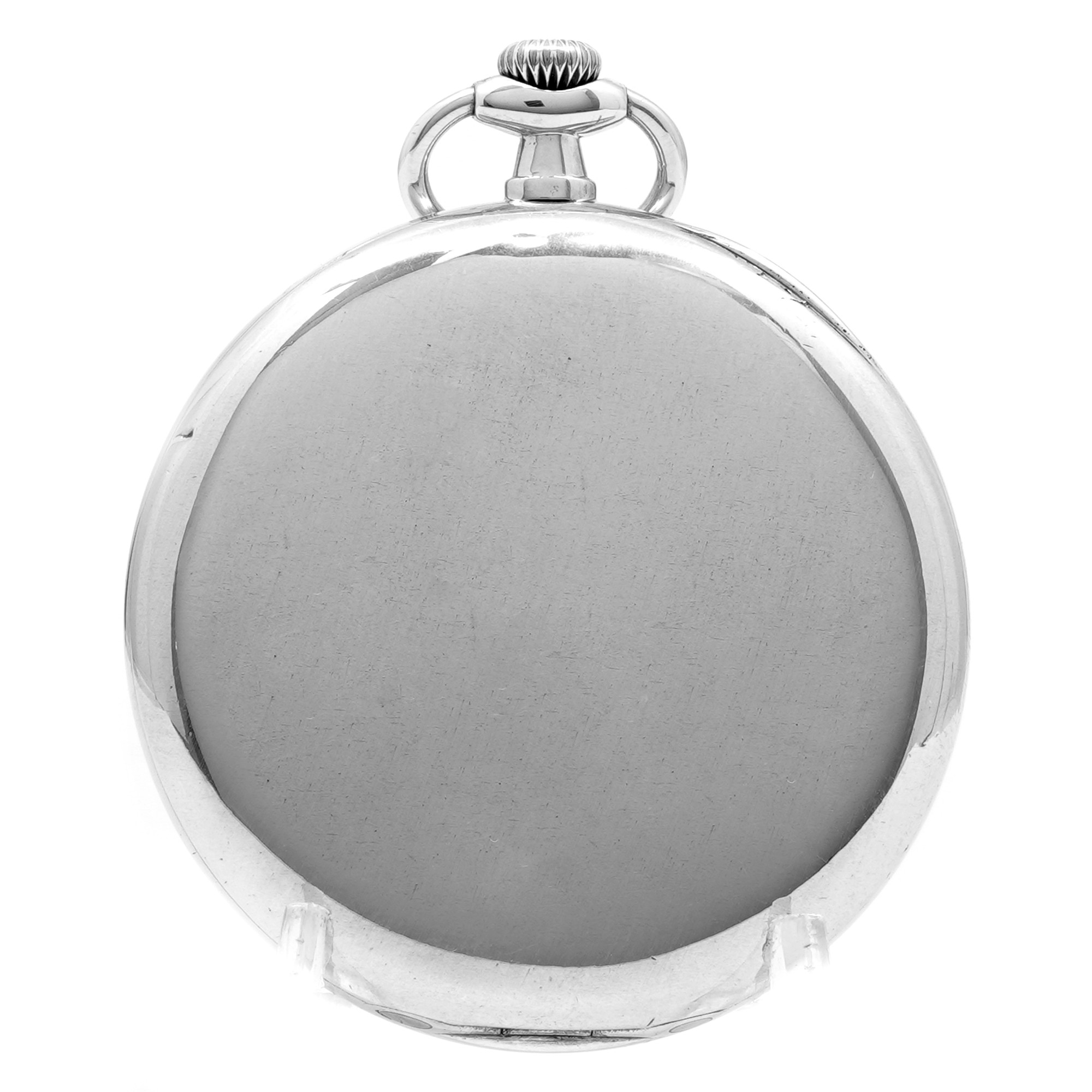 Ulyase Nardin Pocket Watch *Silver Case* *1940's* - Inventory 8704