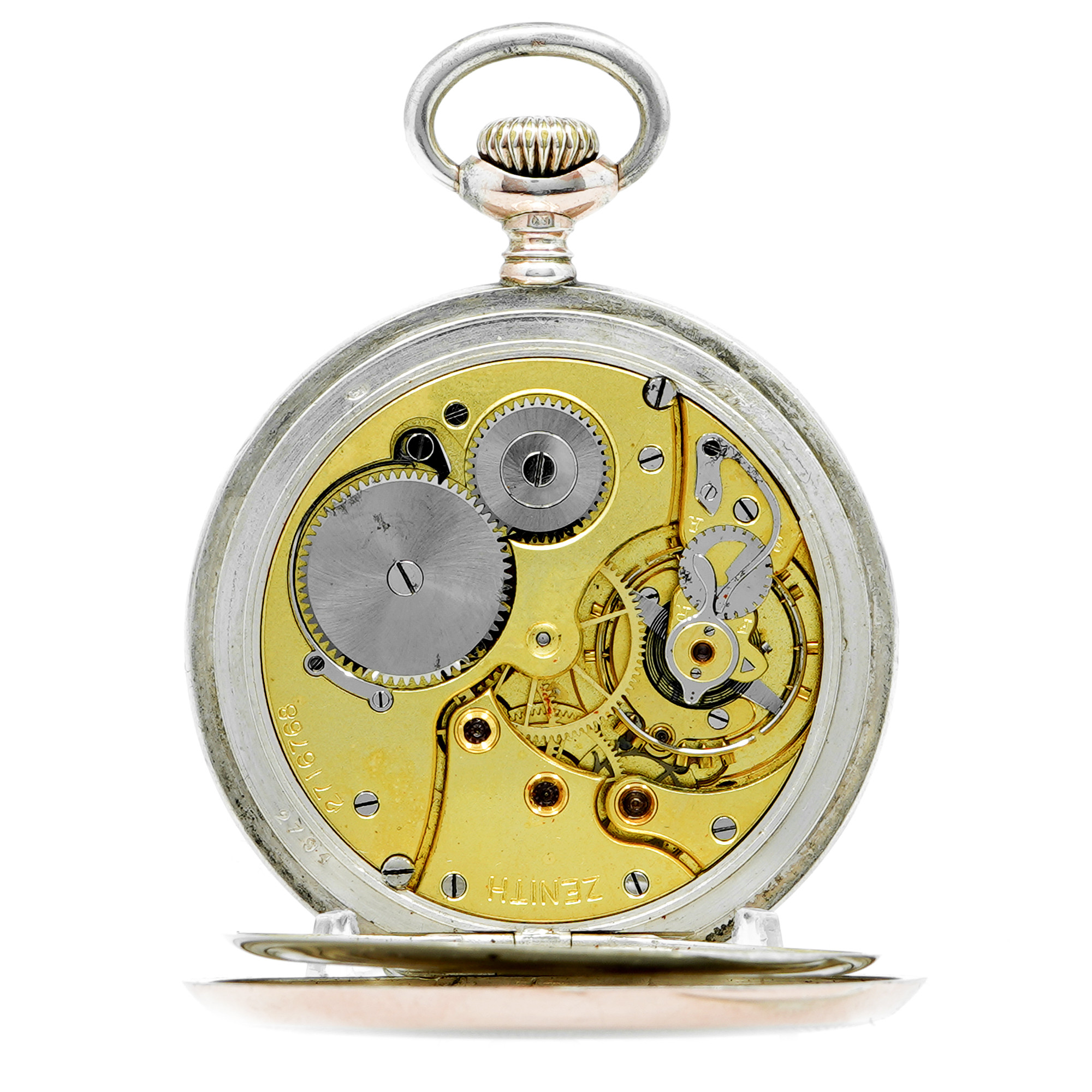Zenith Pocket Watch *Early 1900's* *Rose Gold and Silver Case