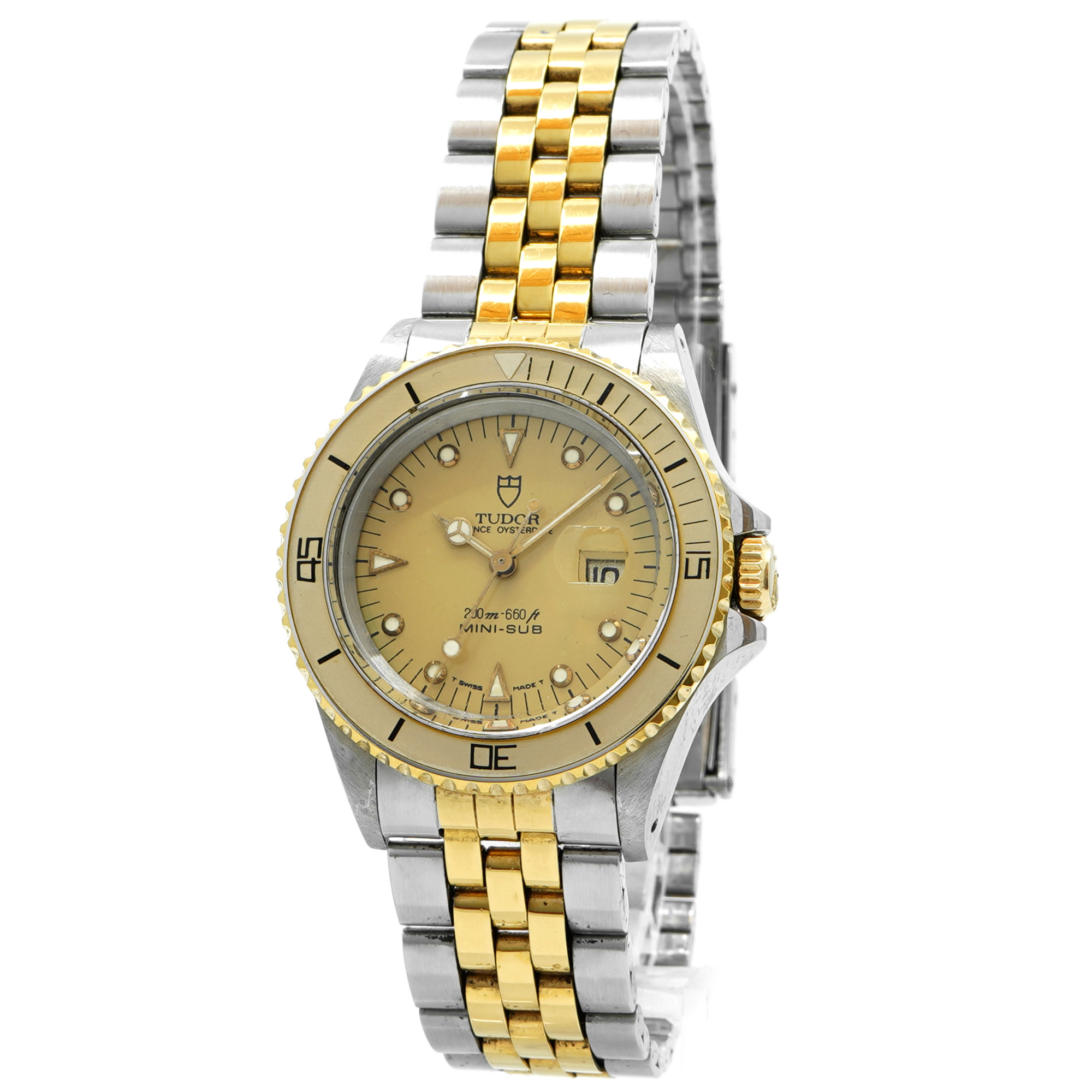 【ジャンク】TUDOR MINI-SUB 腕時計　箱付き Tudor Mini-Sub 73091 *Vintage 1989* - Inventory 8710 - DelrayWatch.com