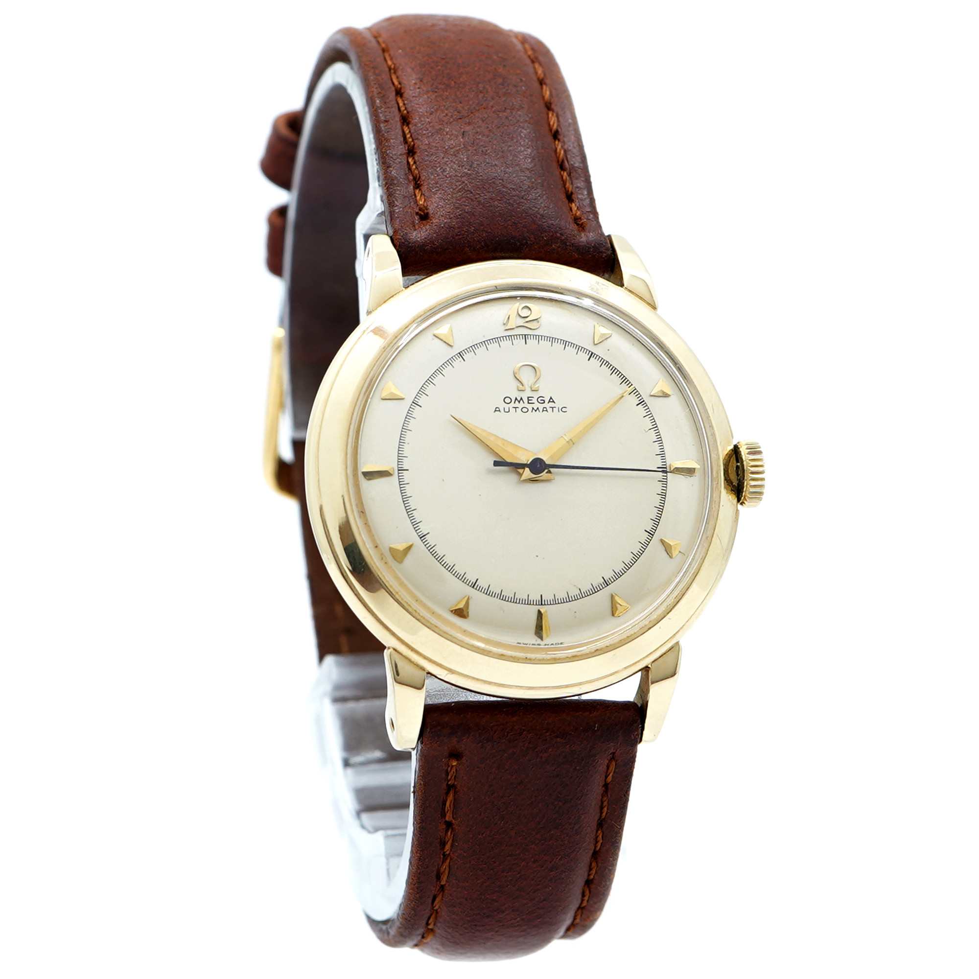 Omega G6525 *Vintage 1947* *14K Yellow Gold* - Inventory 8722