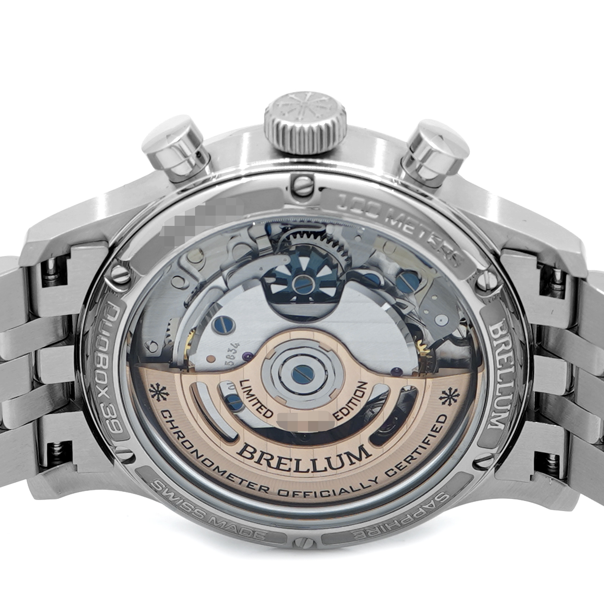 Brellum Duobox 39 Chronograph *Blue MOP Dial* *2026* - Inventory