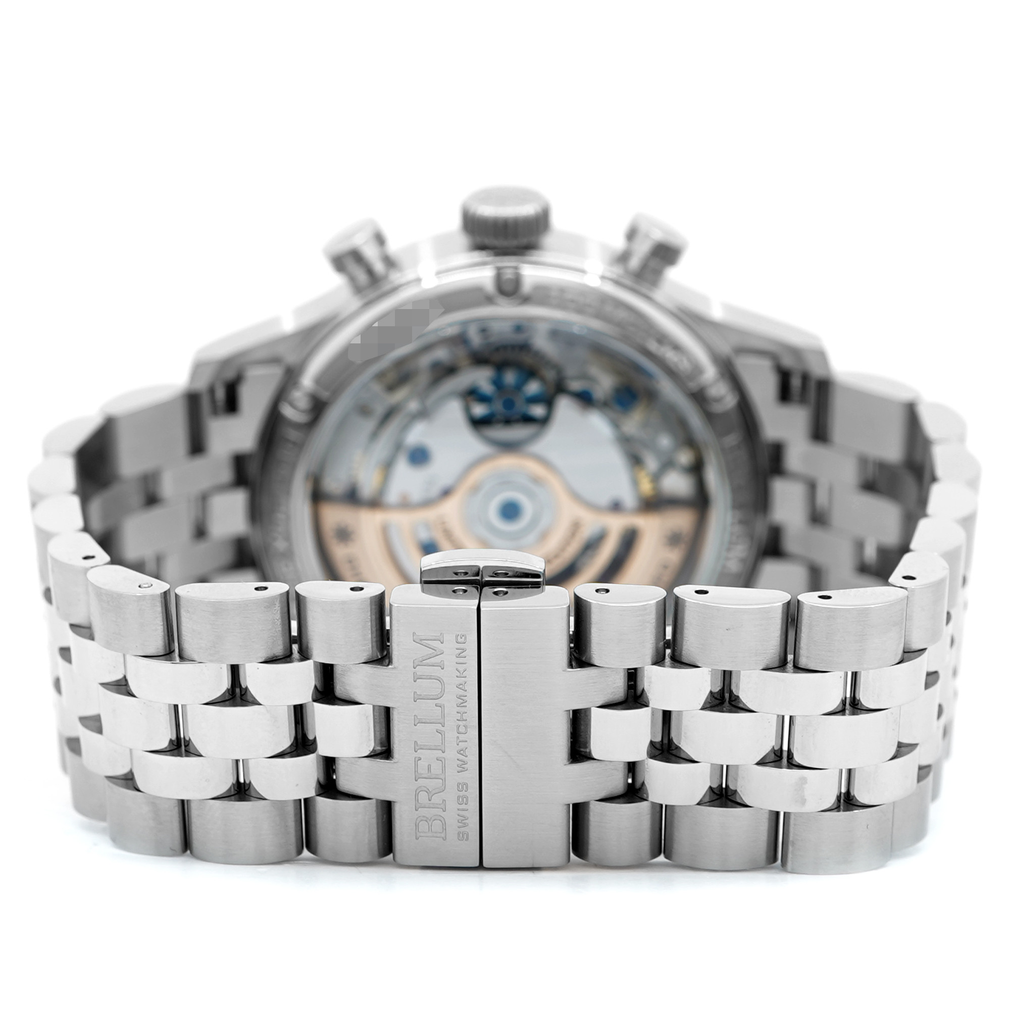 Brellum Duobox 39 Chronograph *Blue MOP Dial* *2026* - Inventory 8728