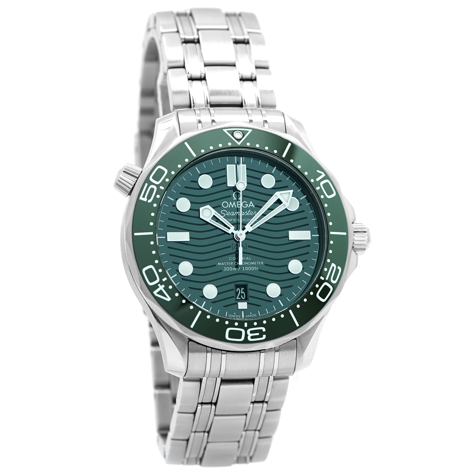 Omega Seamaster Diver 300M Master Chronometer 42mm *Green* - Inventory 8733