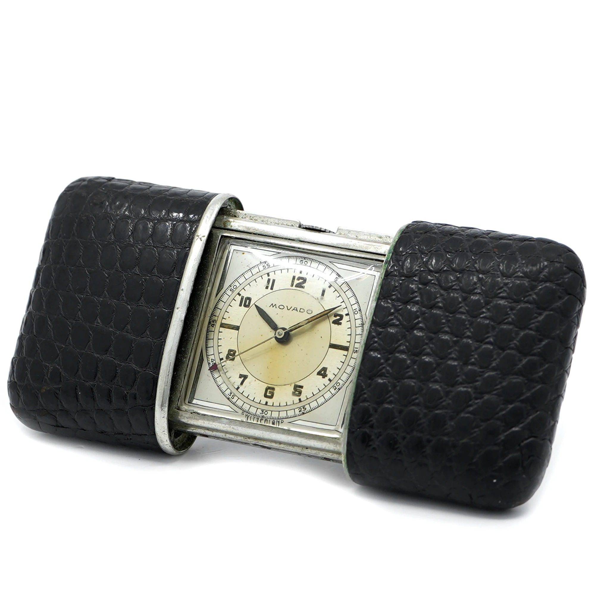 Movado Ermeto *Vintage 1950's* Sterling Silver Case - Inventory 8736