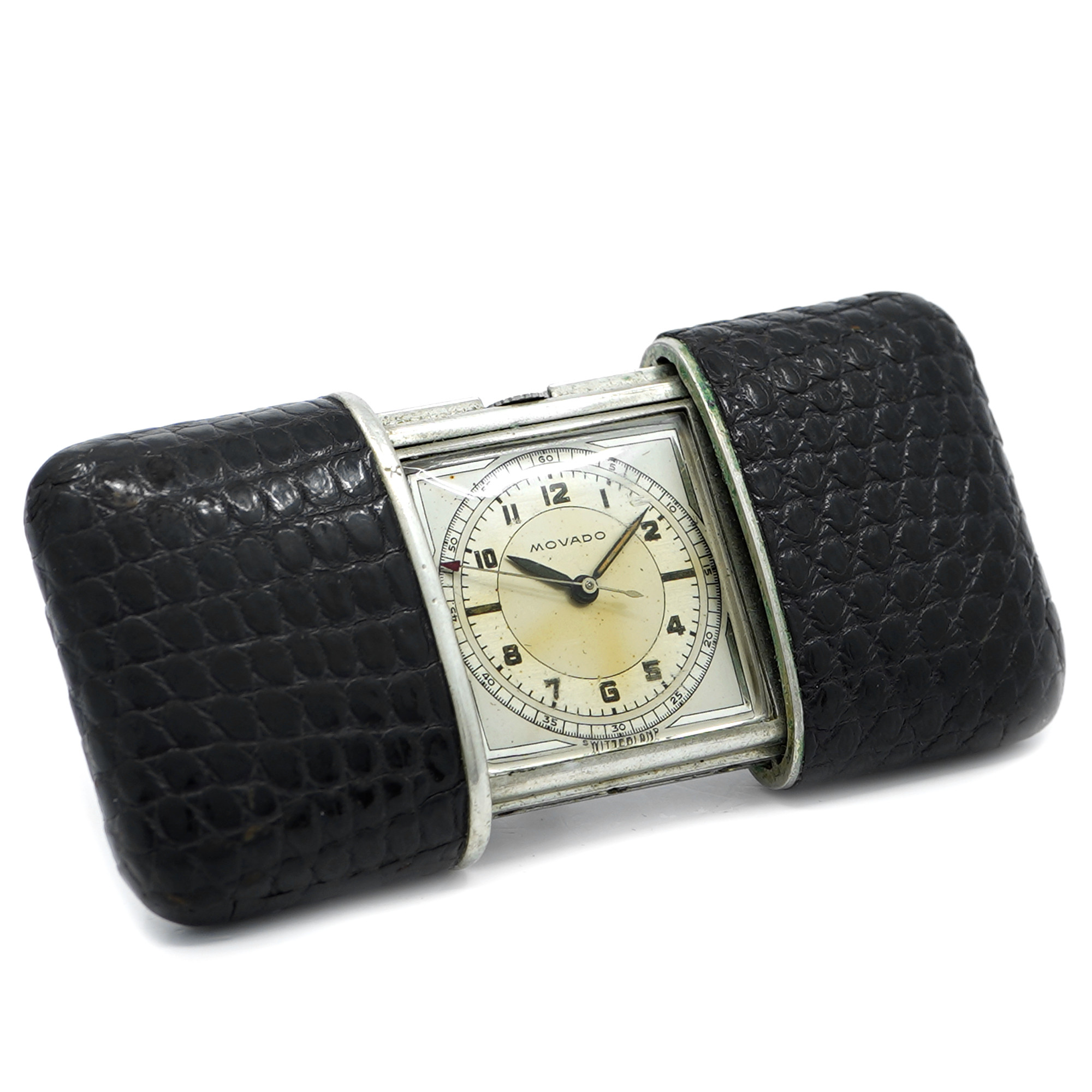 Movado Ermeto *Vintage 1950's* Sterling Silver Case - Inventory 8736