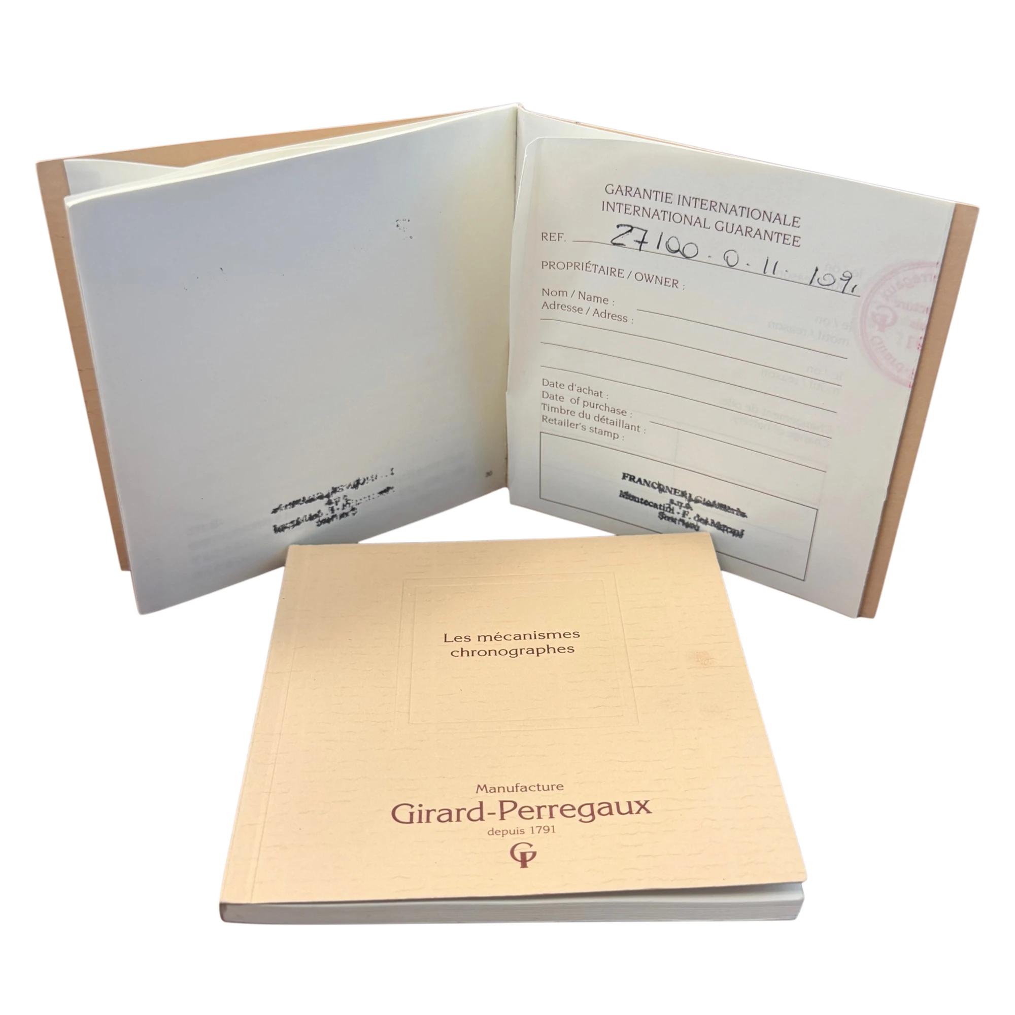 Girard Perregaux Richeville Chronograph 2710 - Inventory 8768