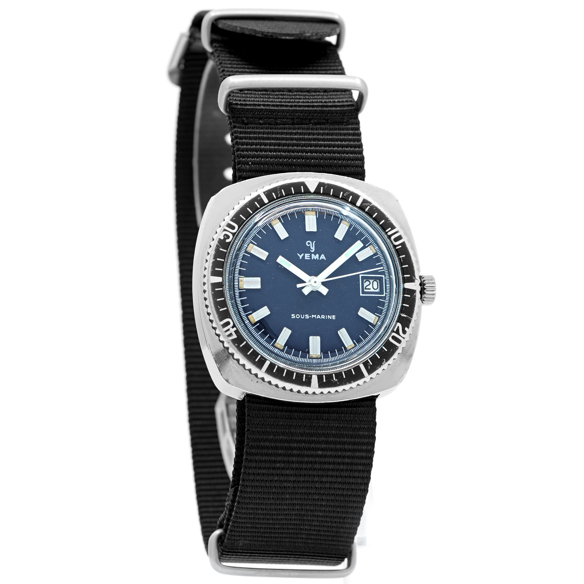 Yema Sous-Marine *Blue Dial* *Vintage 1960's* - Inventory 8744