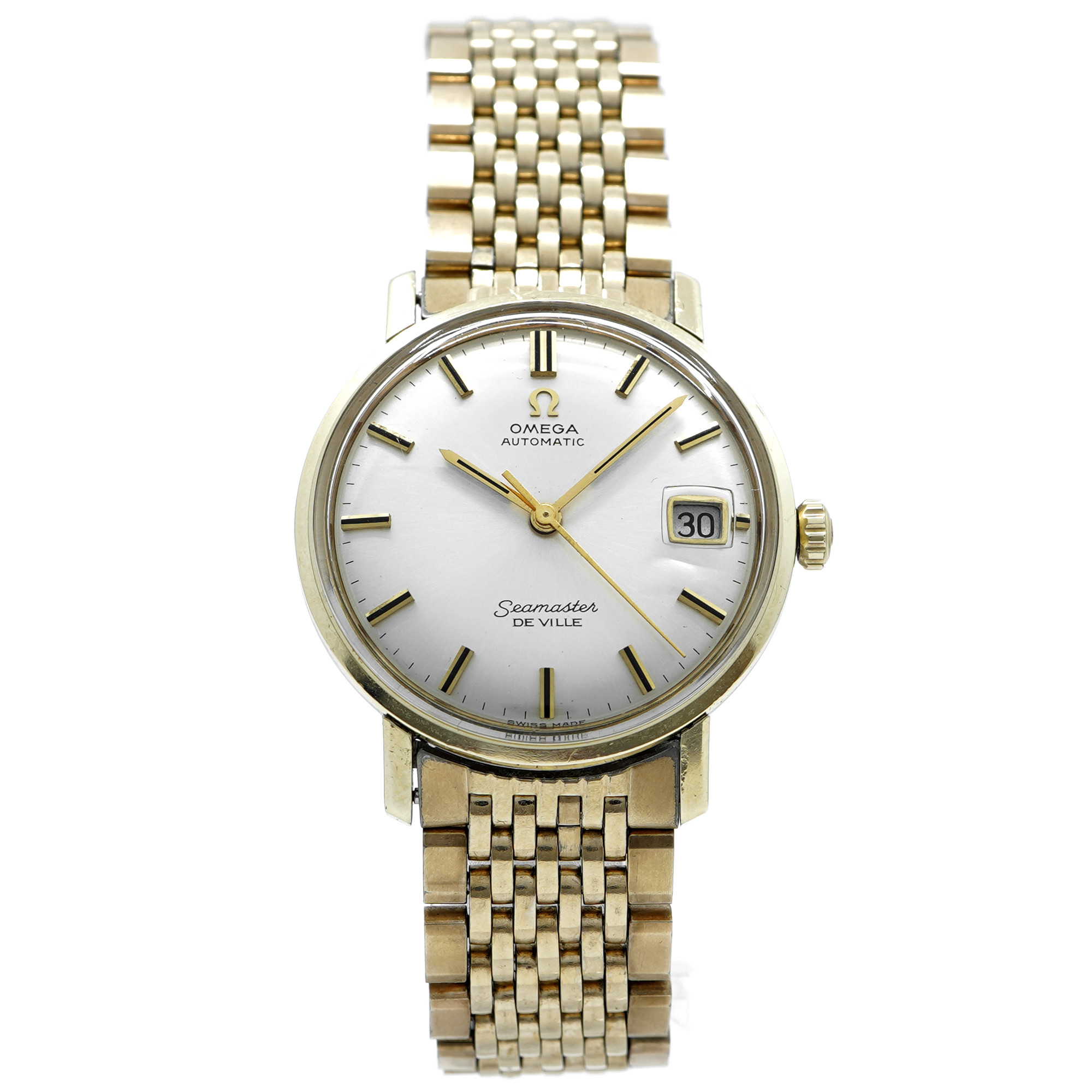 Omega Seamaster DeVille Automatic 166.020 Caliber 565 *Vintage 1968* *Stainless & 14k* - Inventory 8775