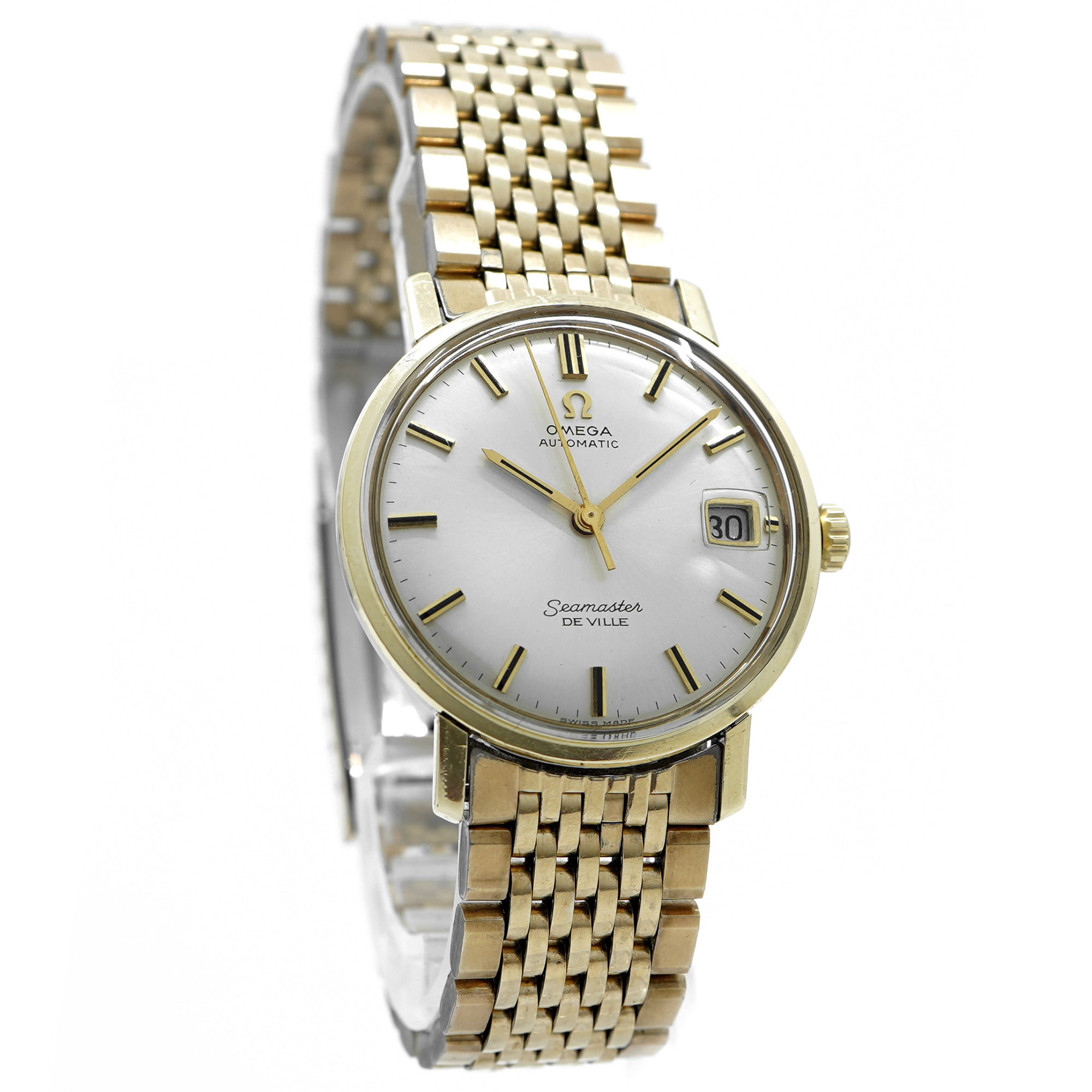 Omega Seamaster DeVille Automatic 166.020 Caliber 565 *Vintage 1968* *Stainless & 14k* - Inventory 8775
