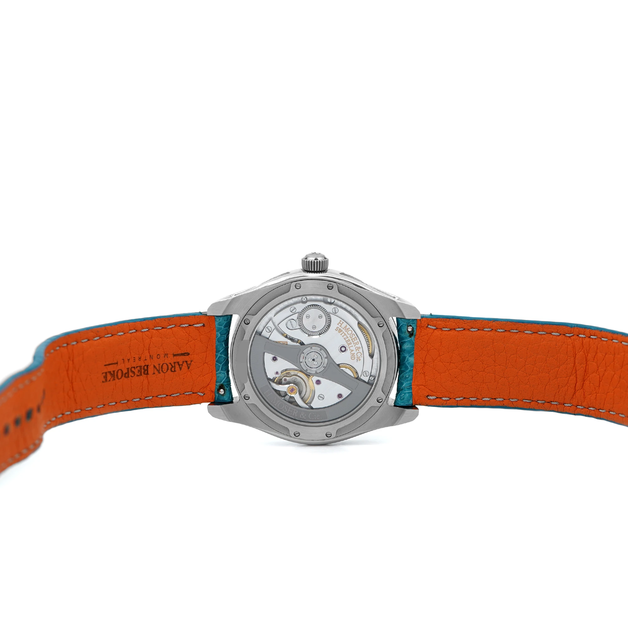 H Moser Pioneer Centre Seconds Blue Lagoon Fume' Dial - Inventory 8796