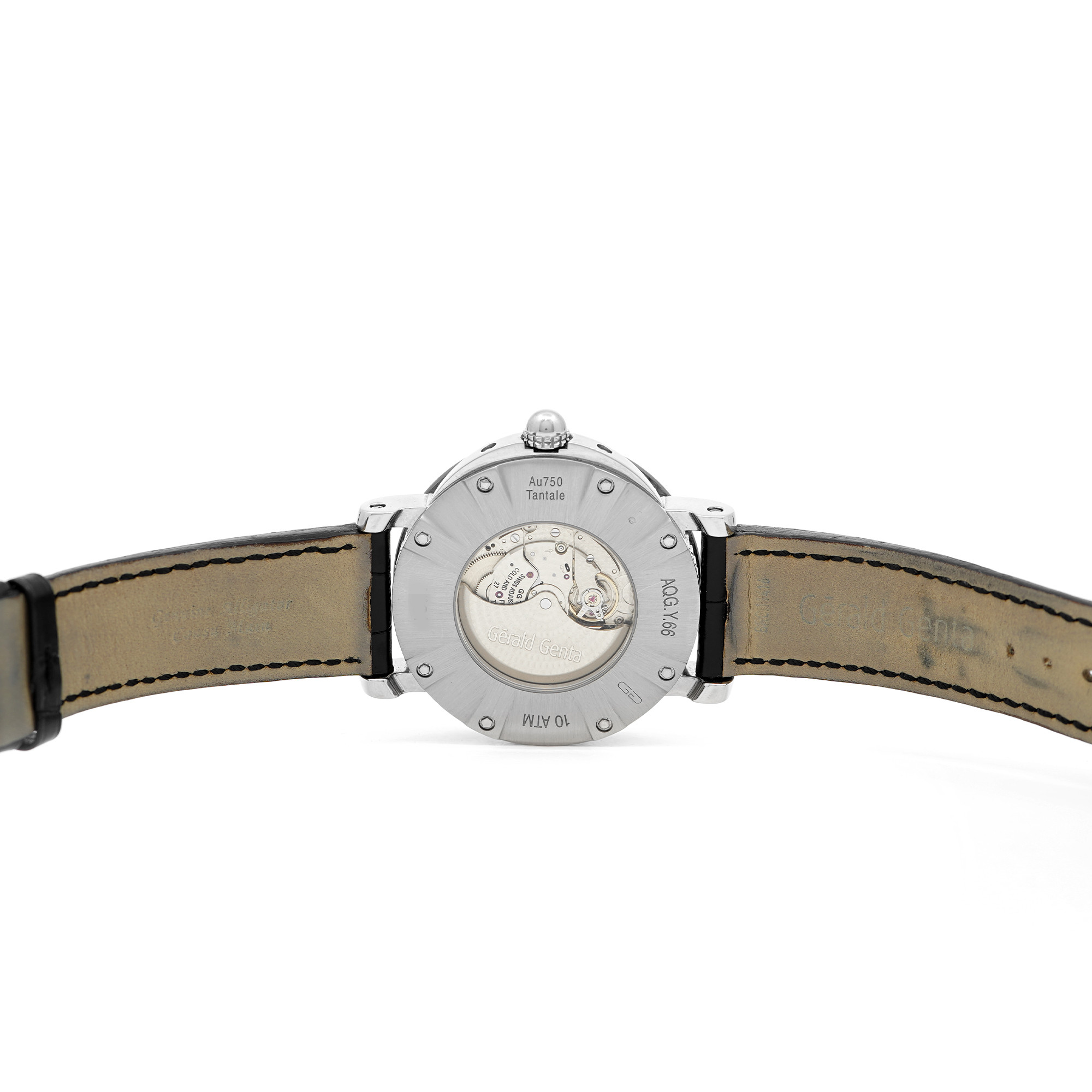 Gerald Genta Perpetual Calendar GMT - Inventory 8809 - DelrayWatch.com