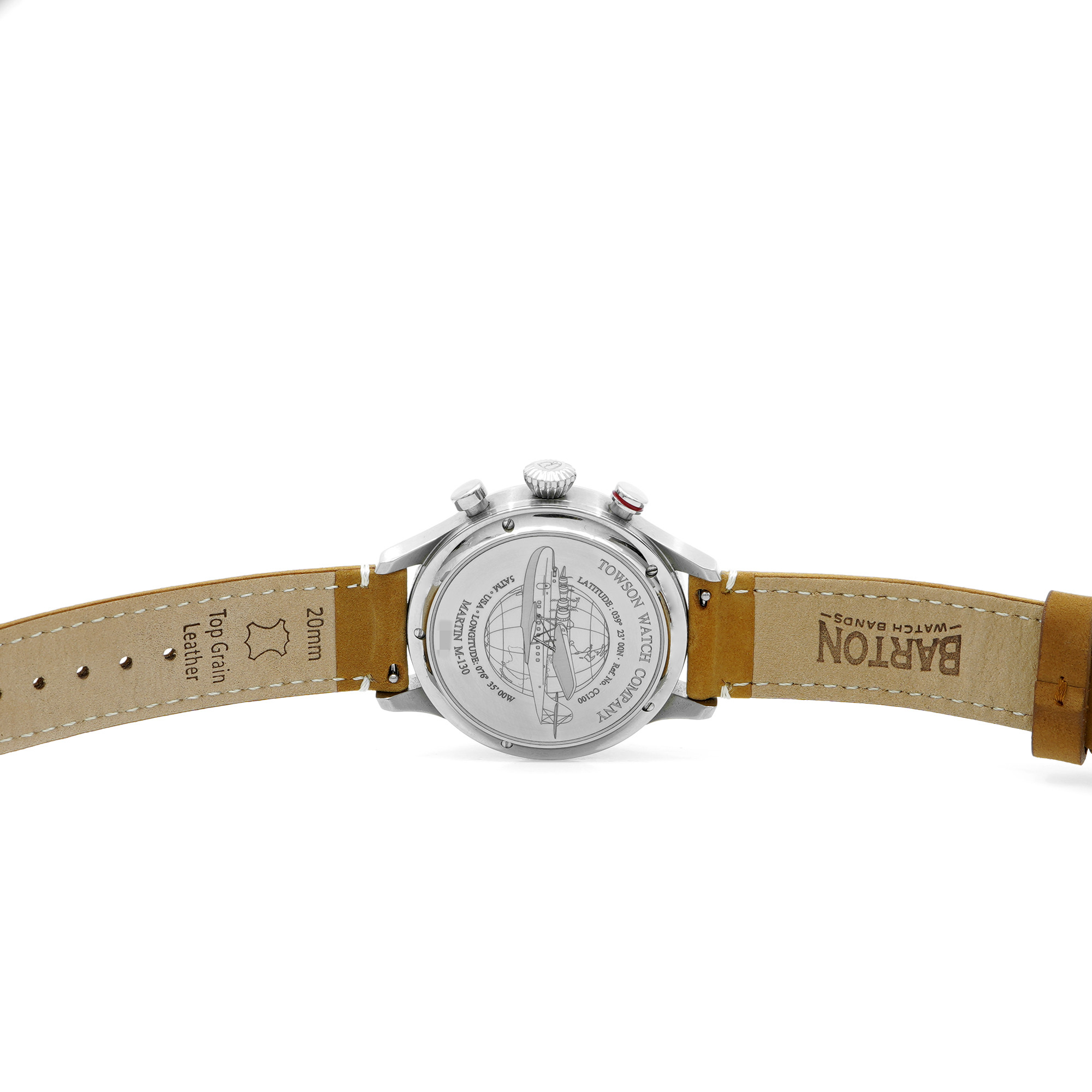 Towson Watch Co Martin M-130 American PIlot Watch - Inventory 8597