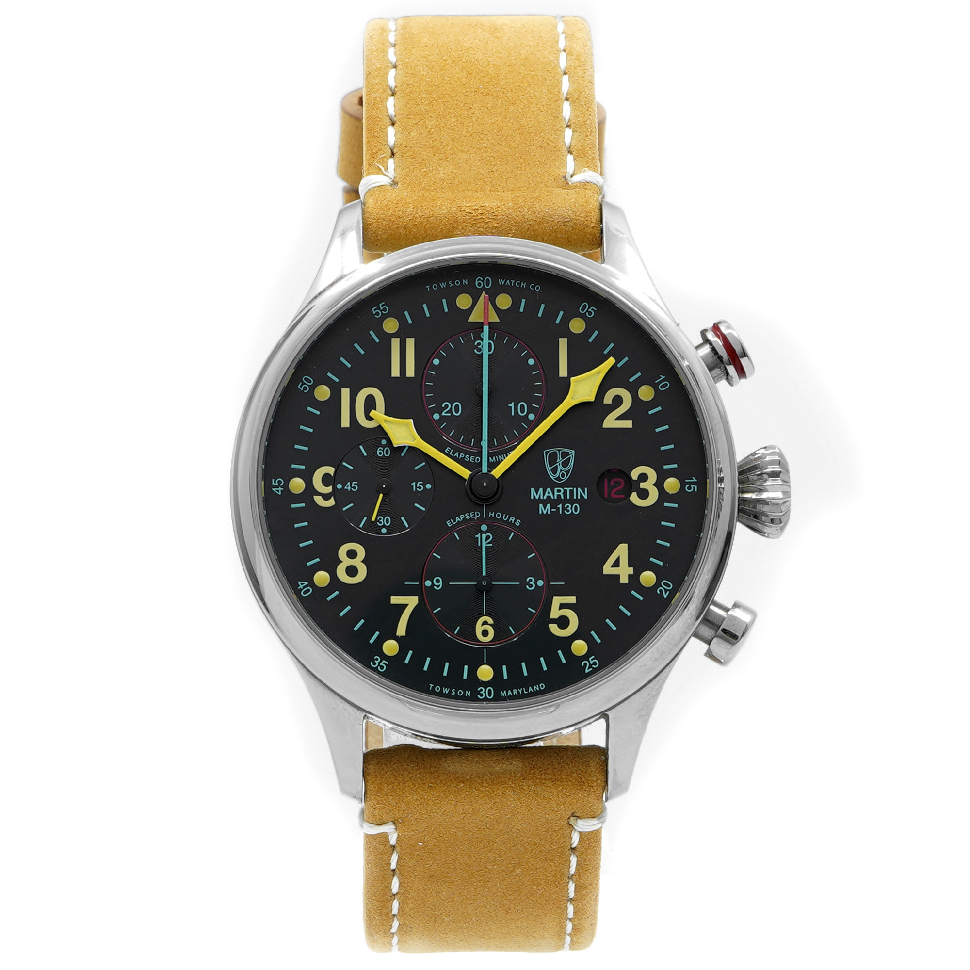 Towson Watch Co Martin M-130 American PIlot Watch - Inventory 8597