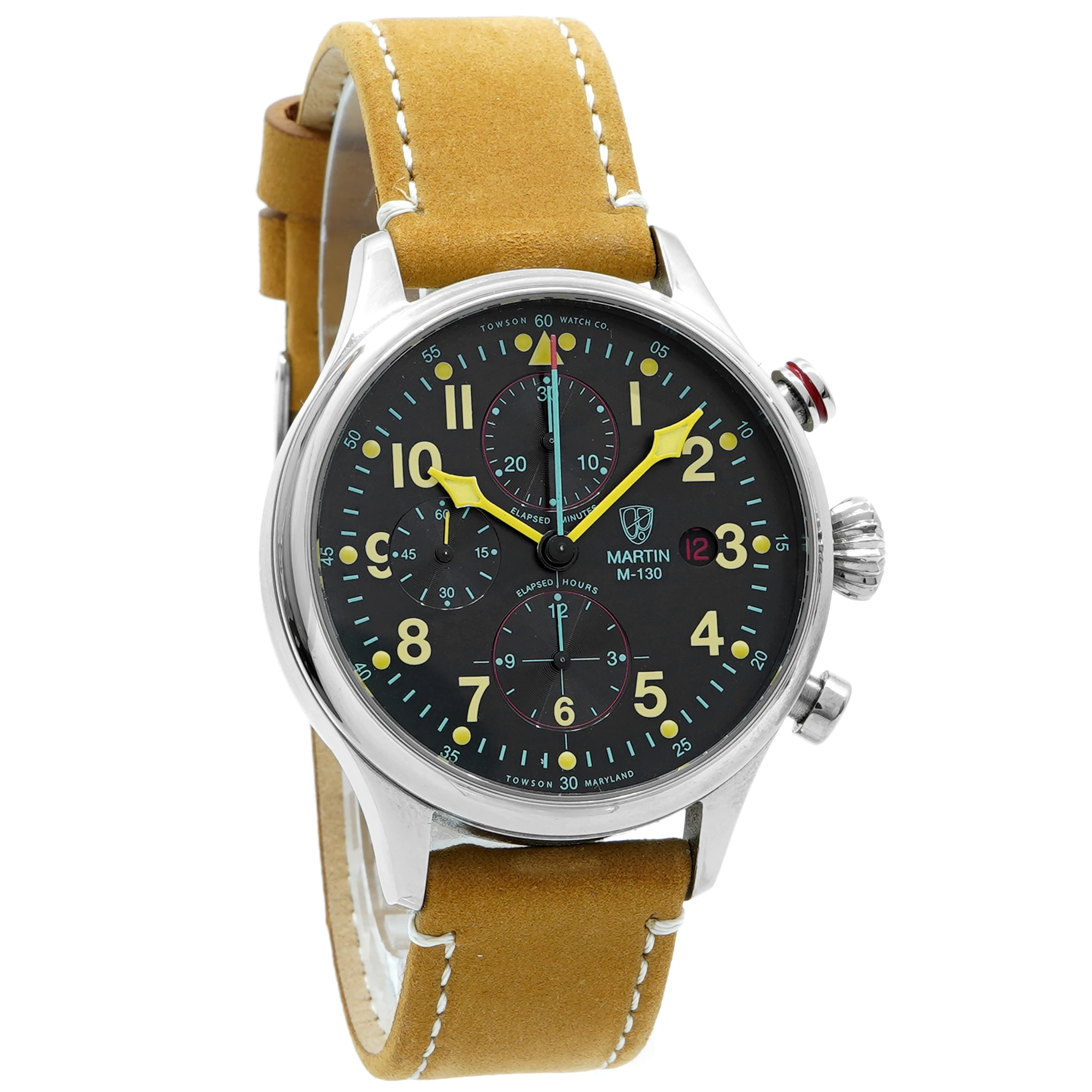 Towson Watch Co Martin M-130 American PIlot Watch - Inventory 8597