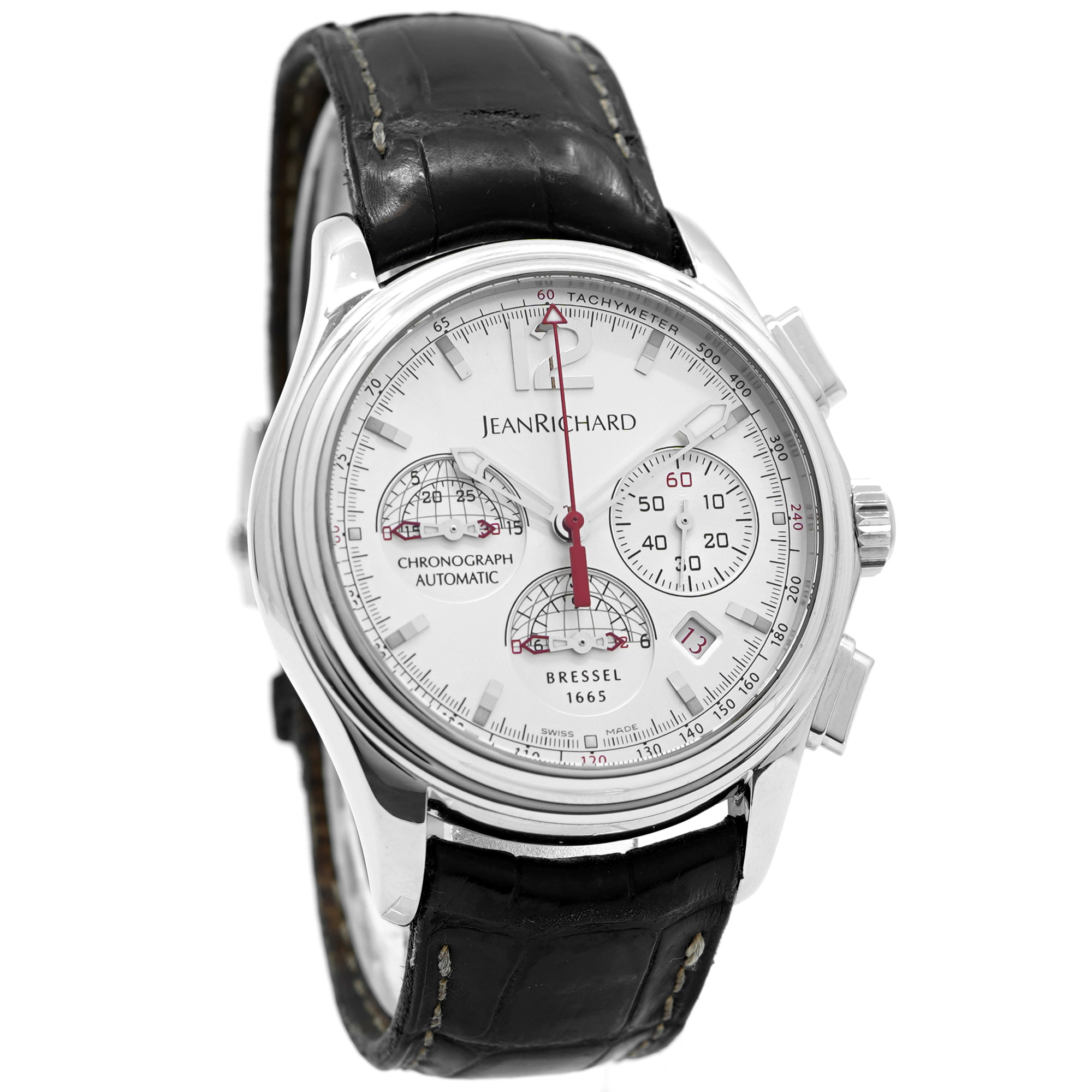 JeanRichard Bressel 1665 Chronograph - Inventory 8646