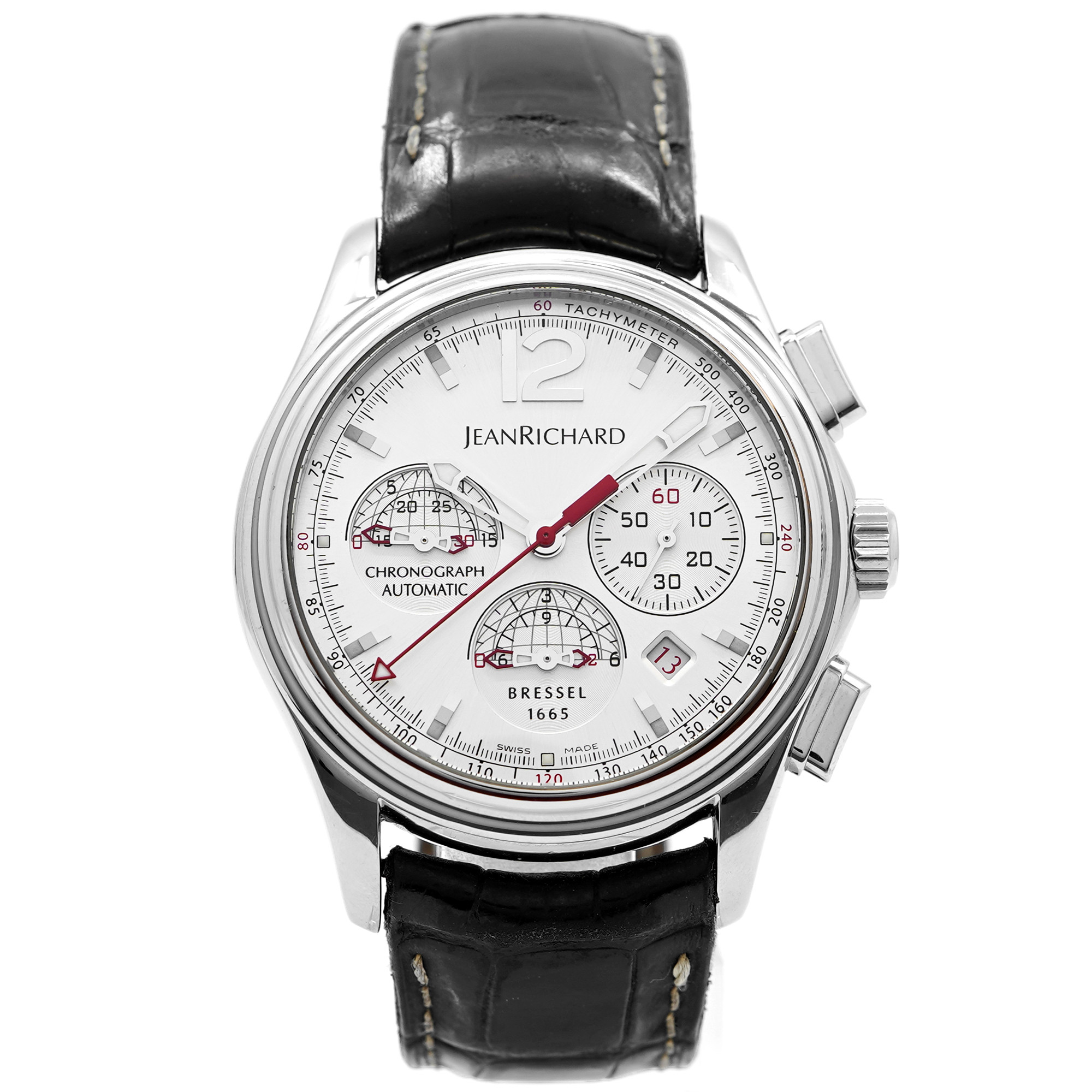 JeanRichard Bressel 1665 Chronograph - Inventory 8646