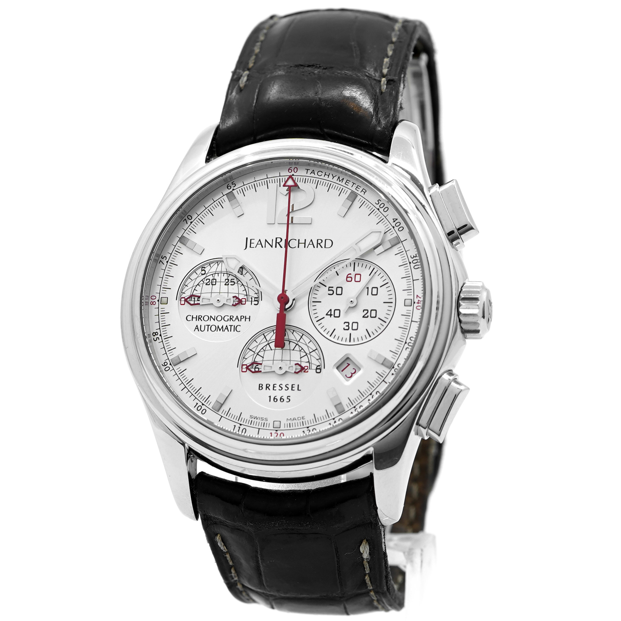 JeanRichard Bressel 1665 Chronograph - Inventory 8646