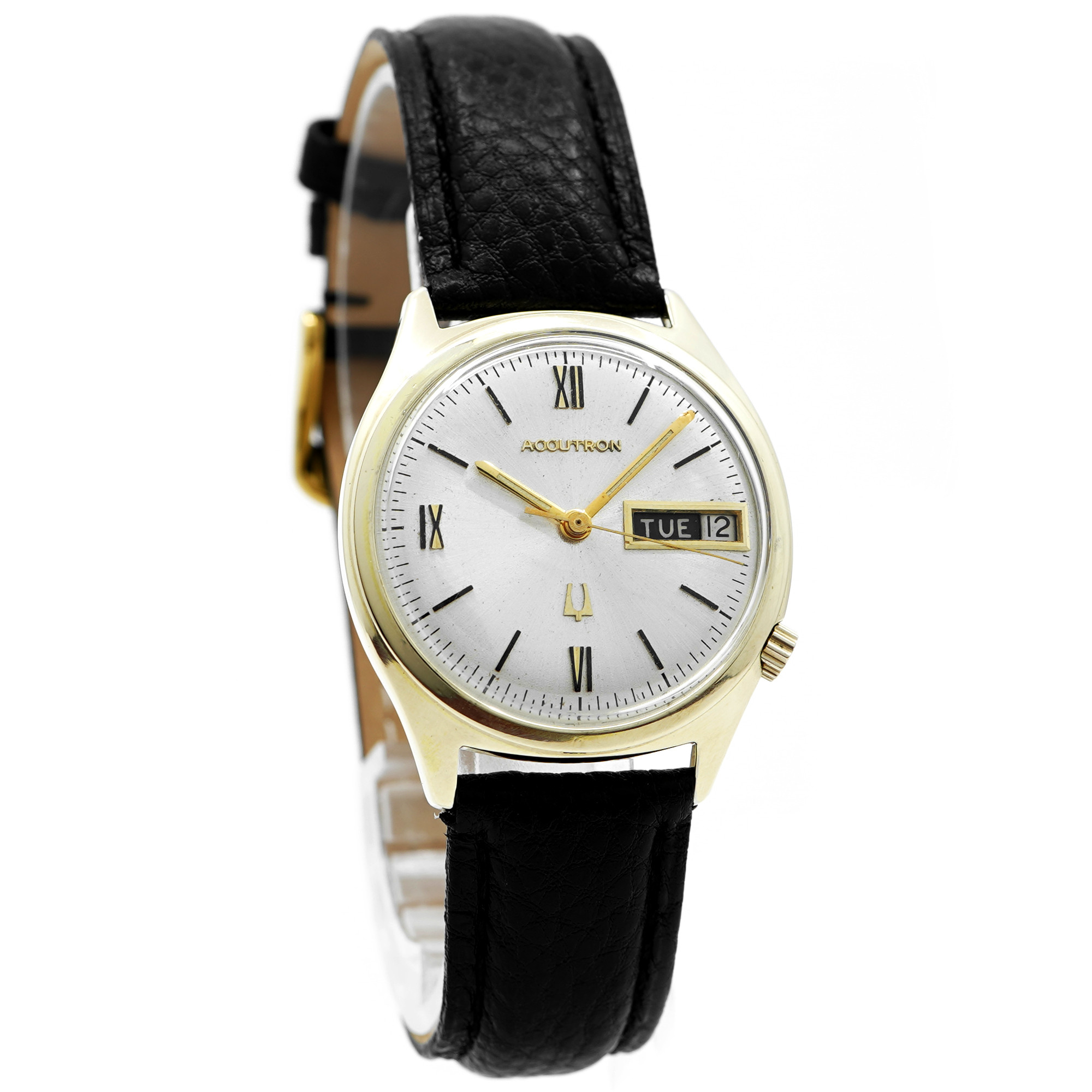 Bulova 2182 Day-Date Roman Dial *Vintage 1969* - Inventory 8820