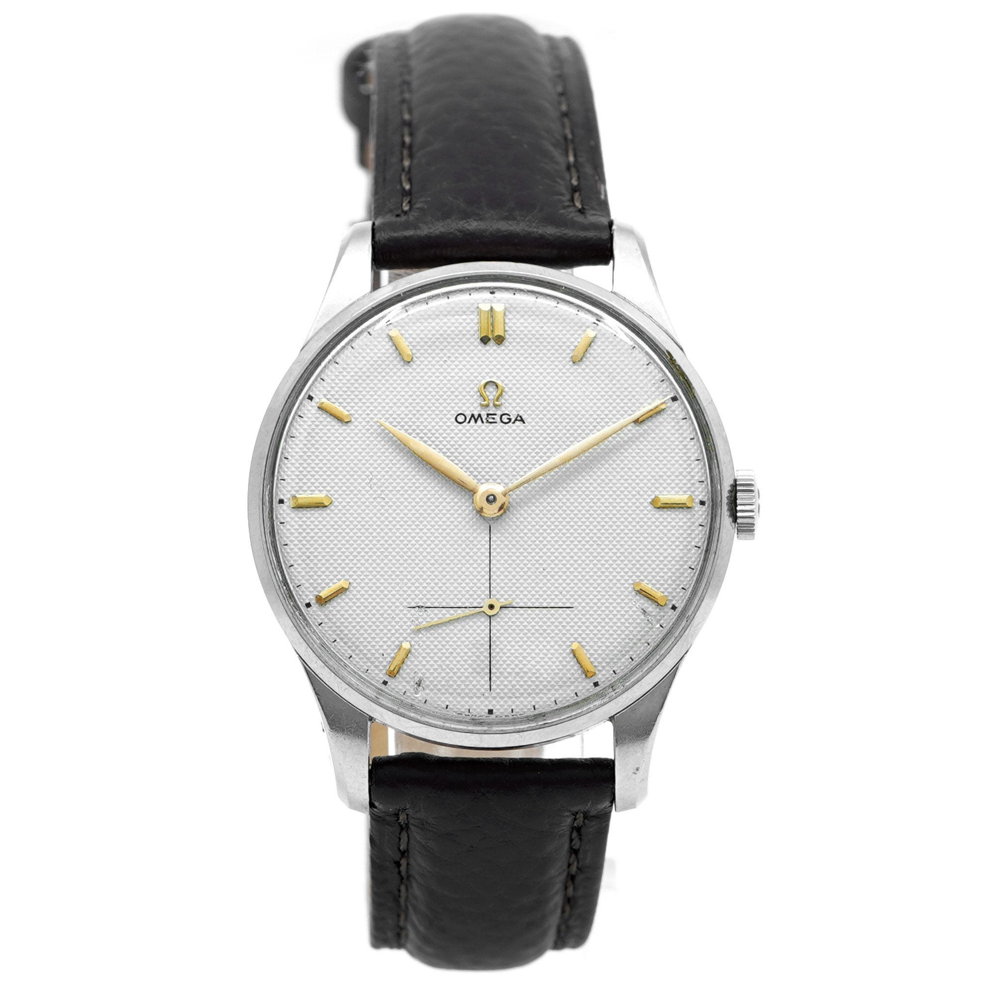 Omega Caliber 265 Waffle Dial 36mm  *Vintage 1952* - Inventory 8827