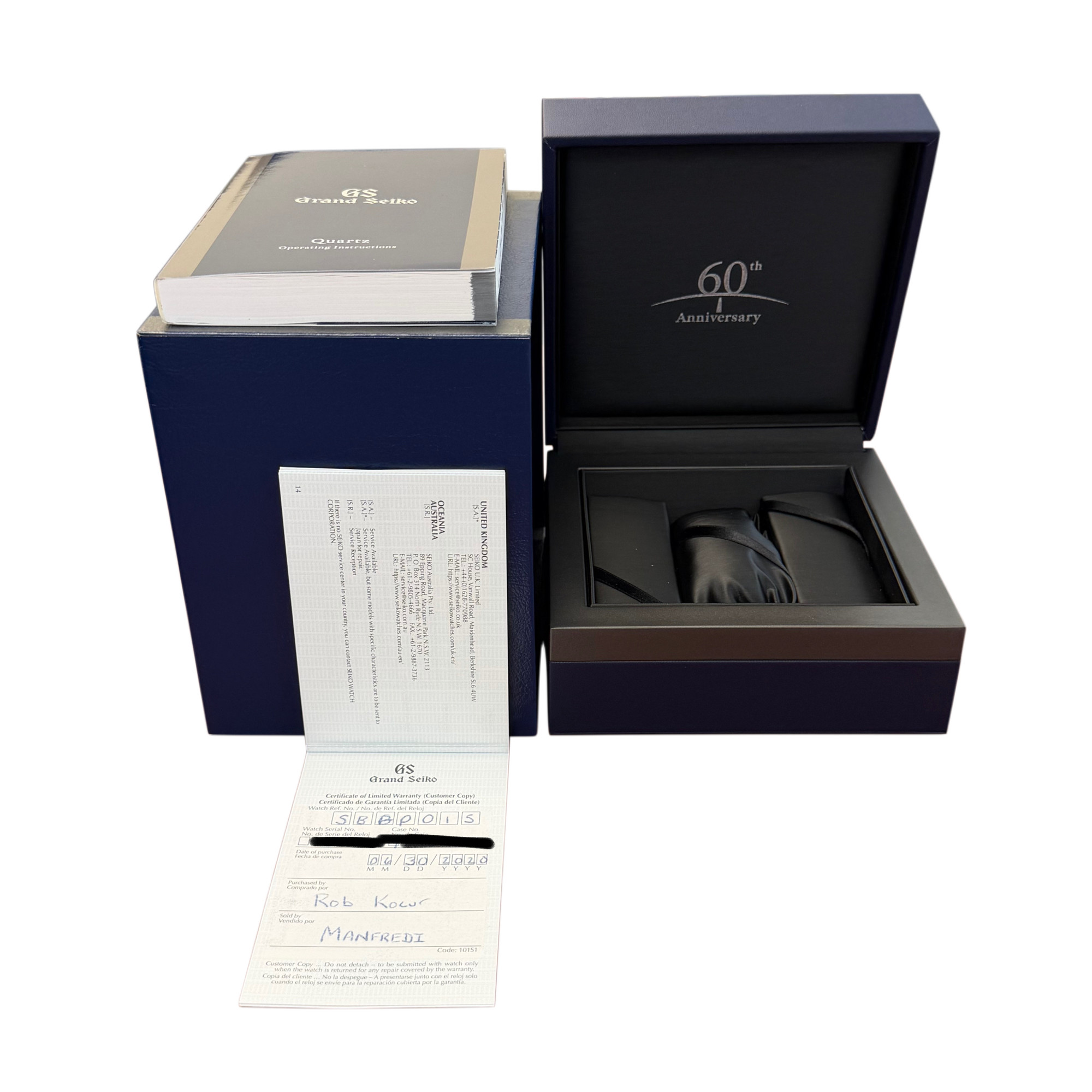 Grand Seiko Sport Collection SBGP015 *Blue Dial* - Inventory 8835