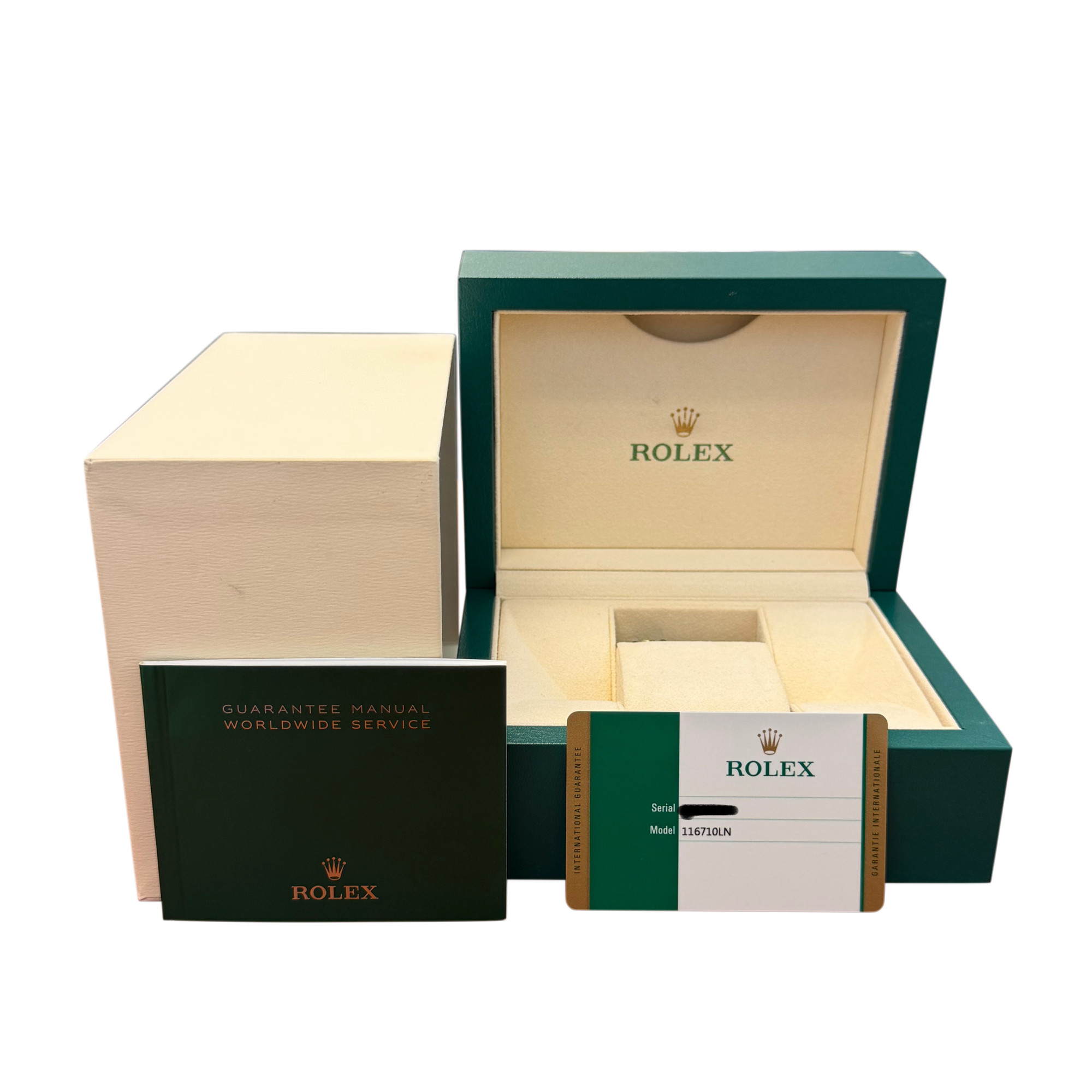 ROLEX GMT Master II 116710LN 2018- Inventory 8842