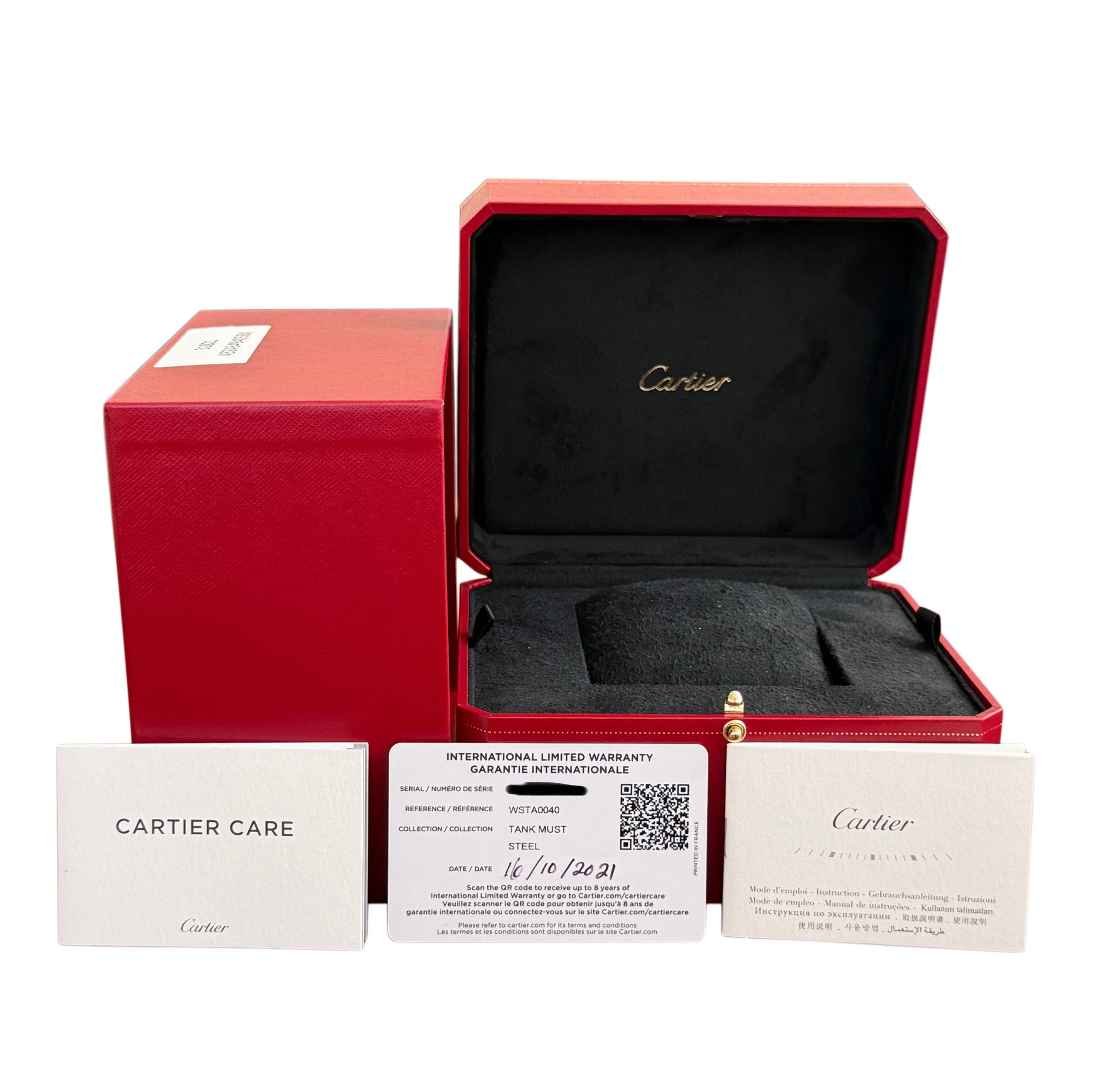 Cartier Tank Must XL WSTA0040 - Inventory 8837