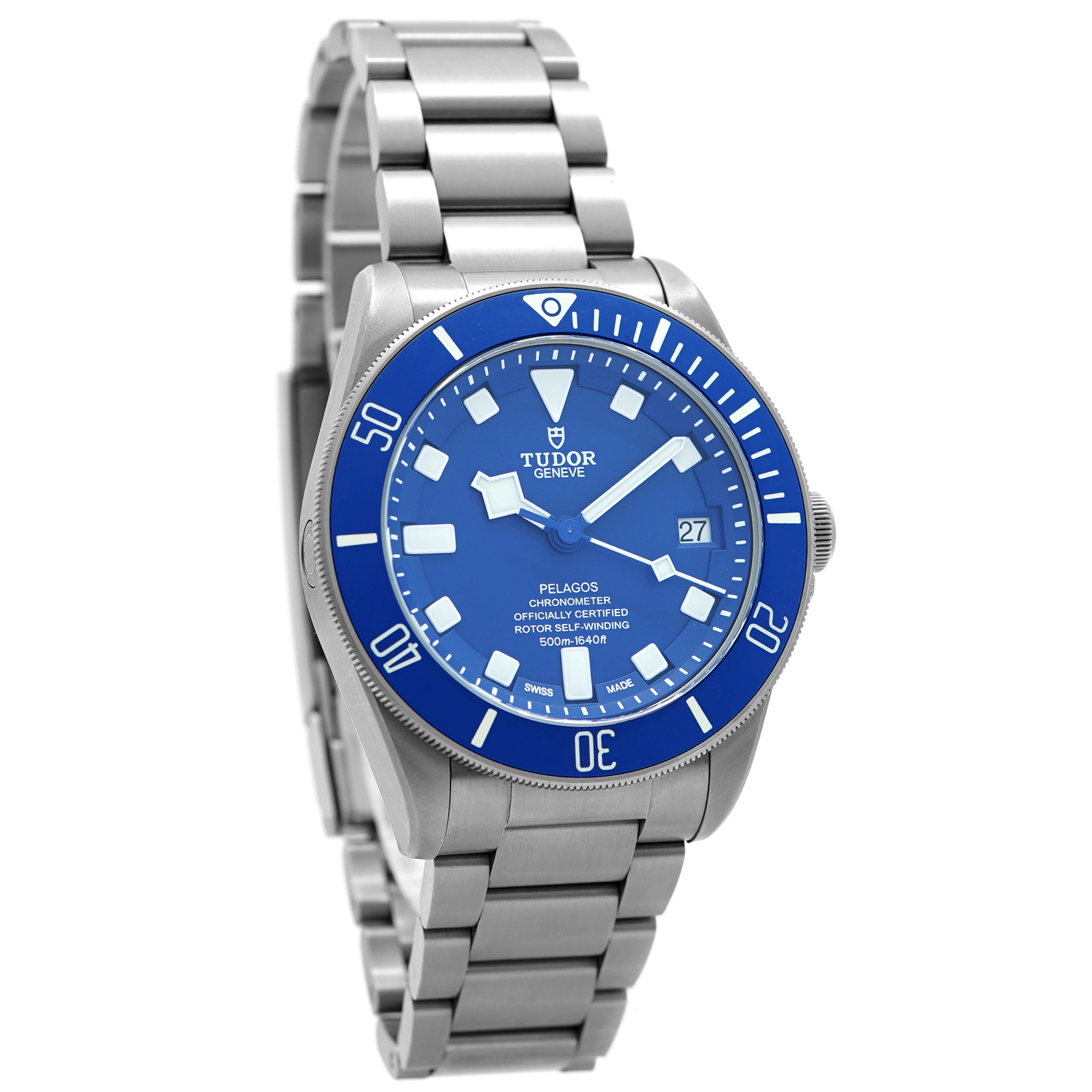 Tudor Pelagos Titanium 25600T *Blue* - Inventory 8851