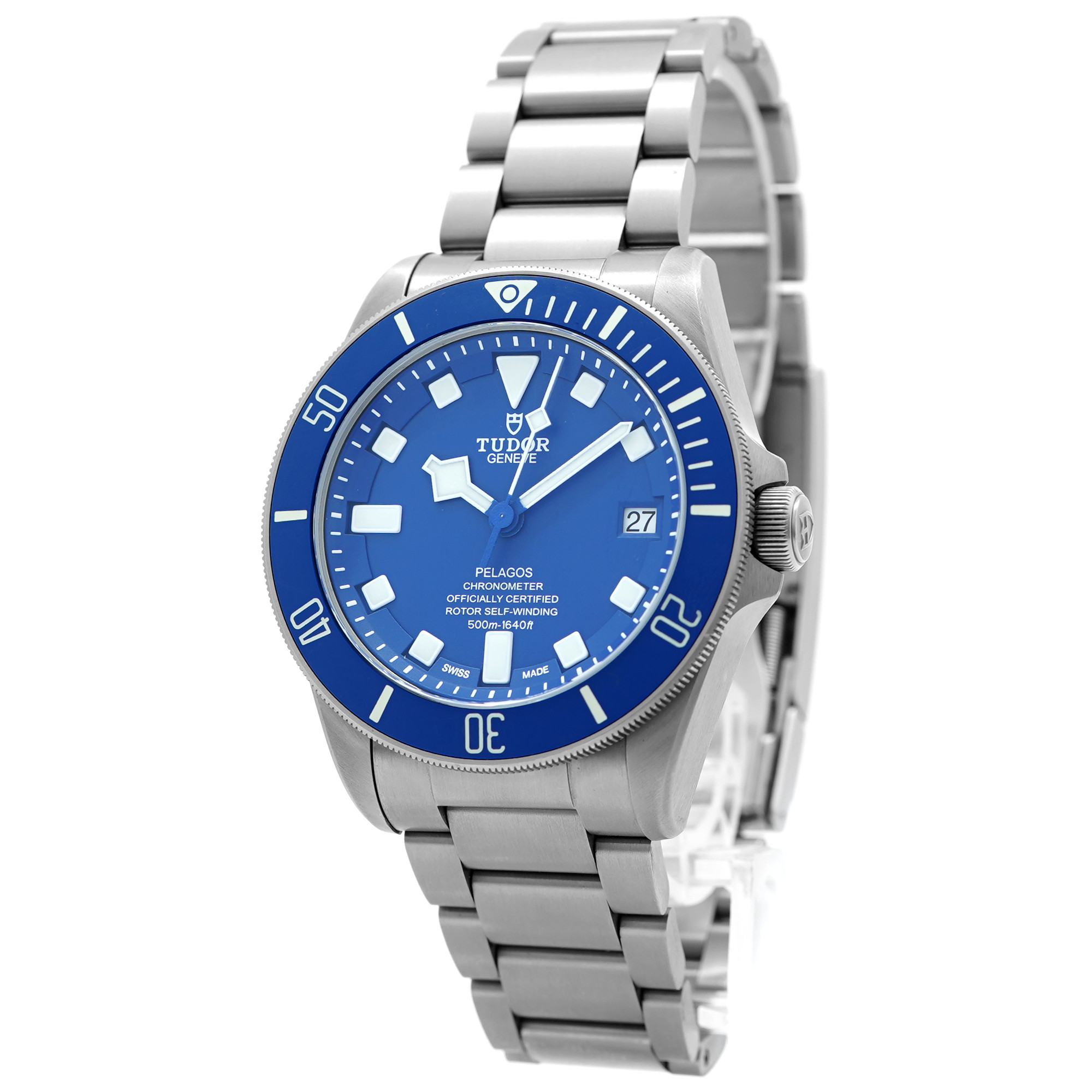 Tudor Pelagos Titanium 25600T *Blue* - Inventory 8851
