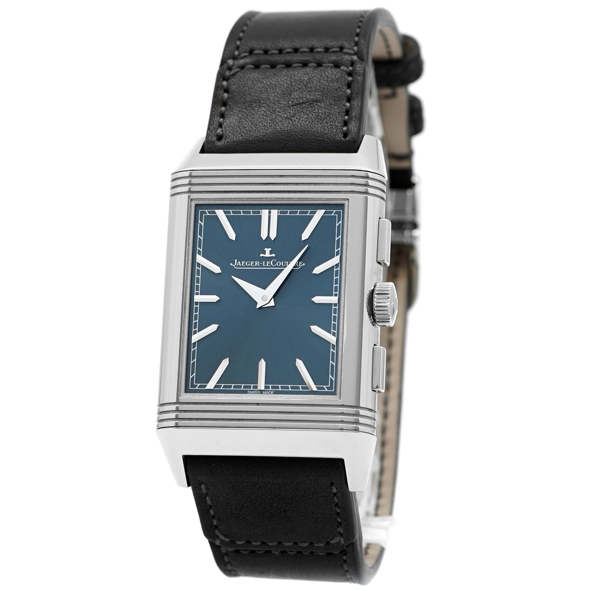 Jaeger LeCoultre Reverso Tribute Chronograph Q389848J *Mint Blue