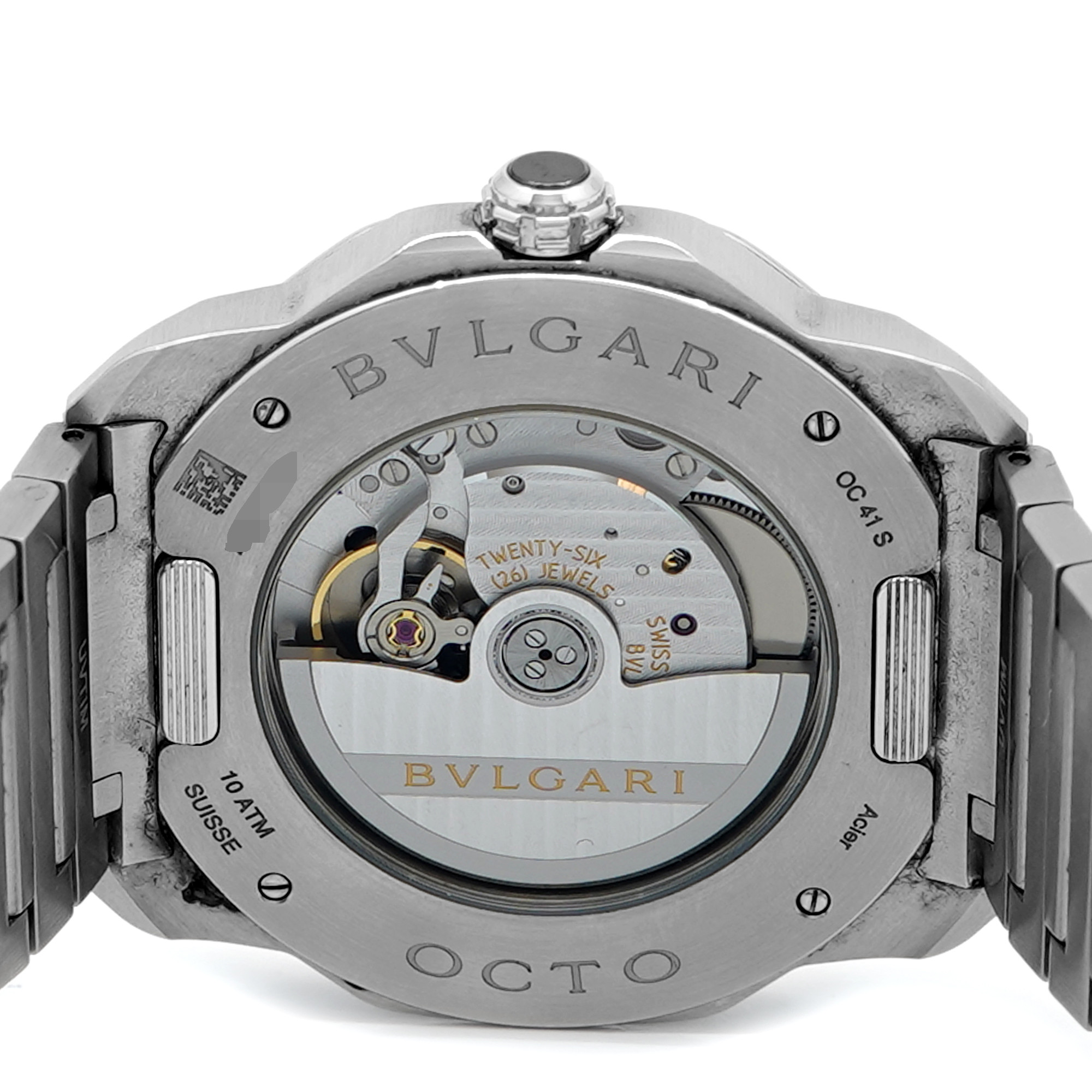 Bulgari Octo Roma OC41S *Blue Dial* - Inventory 8858 - DelrayWatch.com