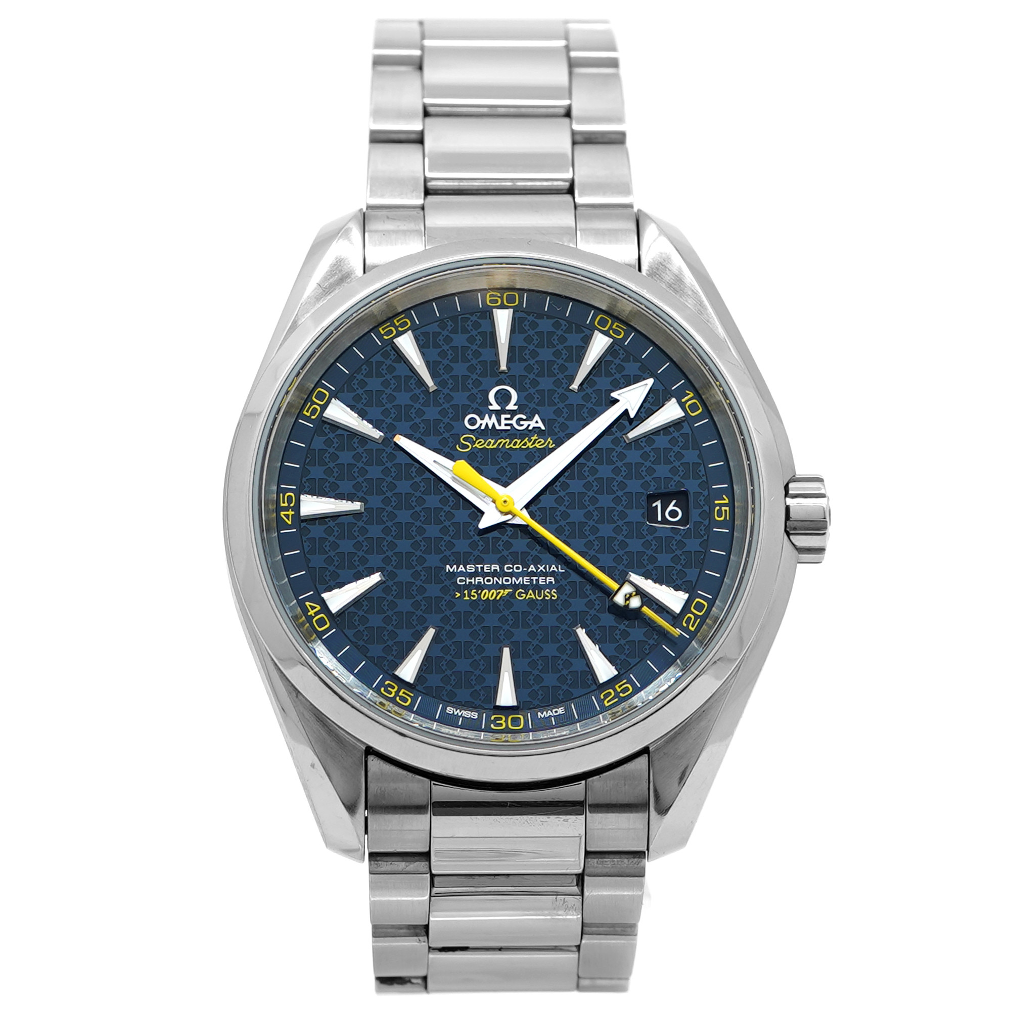 Omega Seamaster Aqua Terra 41.5mm Spectre James Bond *Blue Dial* - Inventory 8856